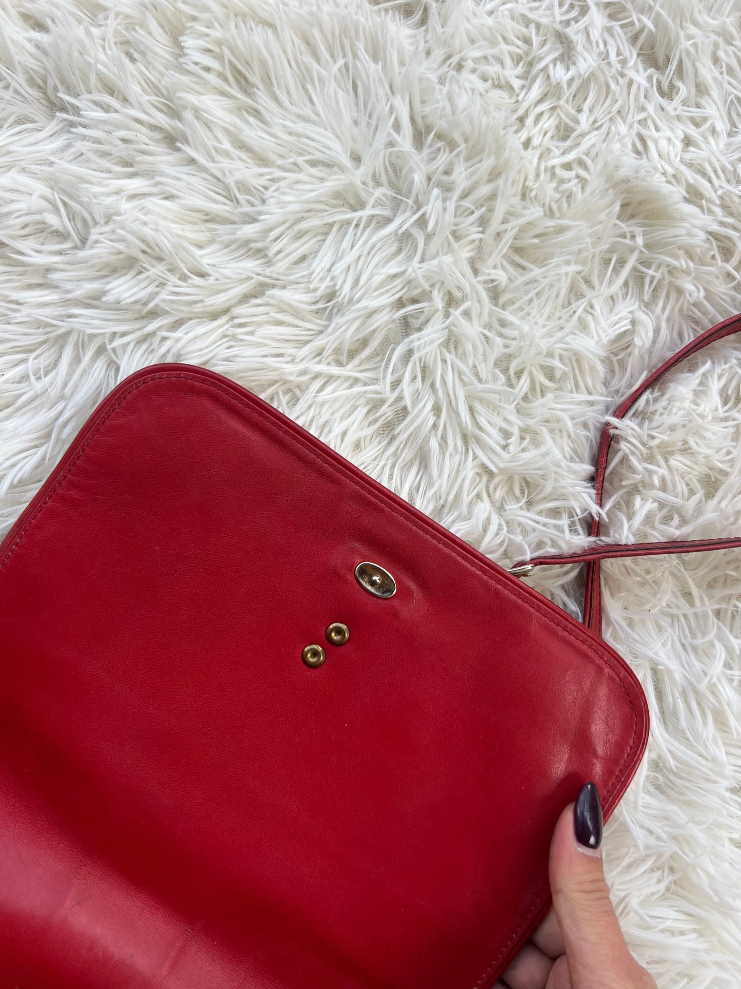 Super rare 70's Ysl Red bag