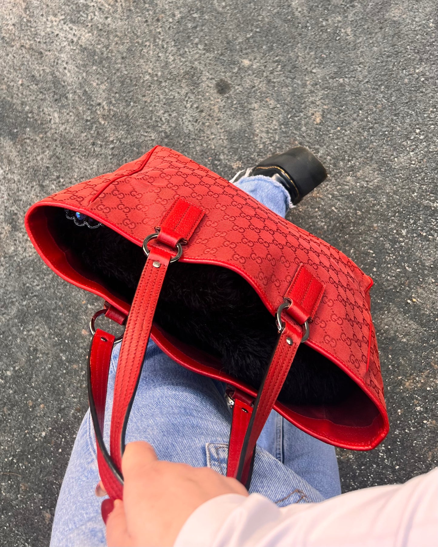 Shopper Gucci rossa
