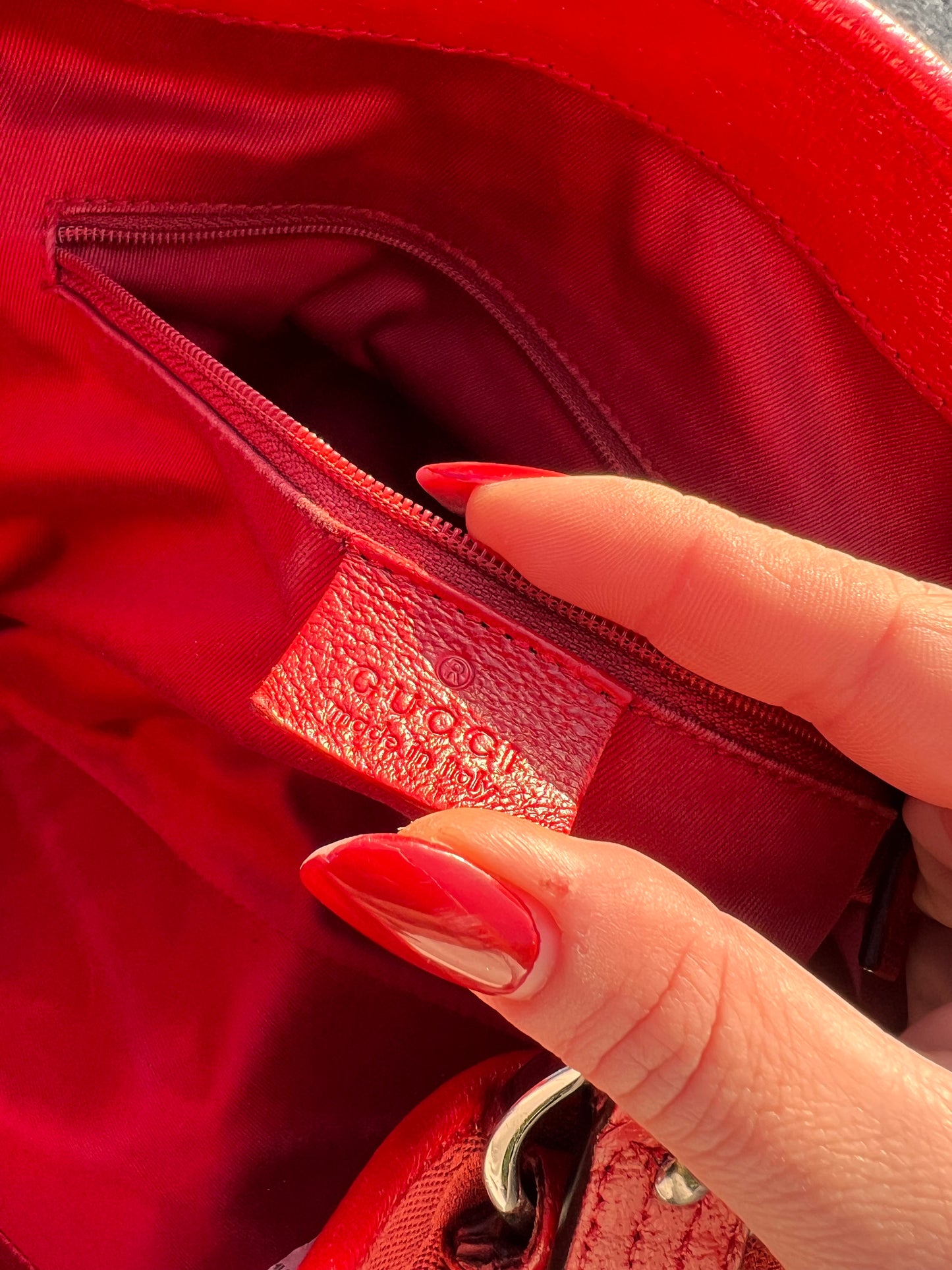 Shopper Gucci rossa