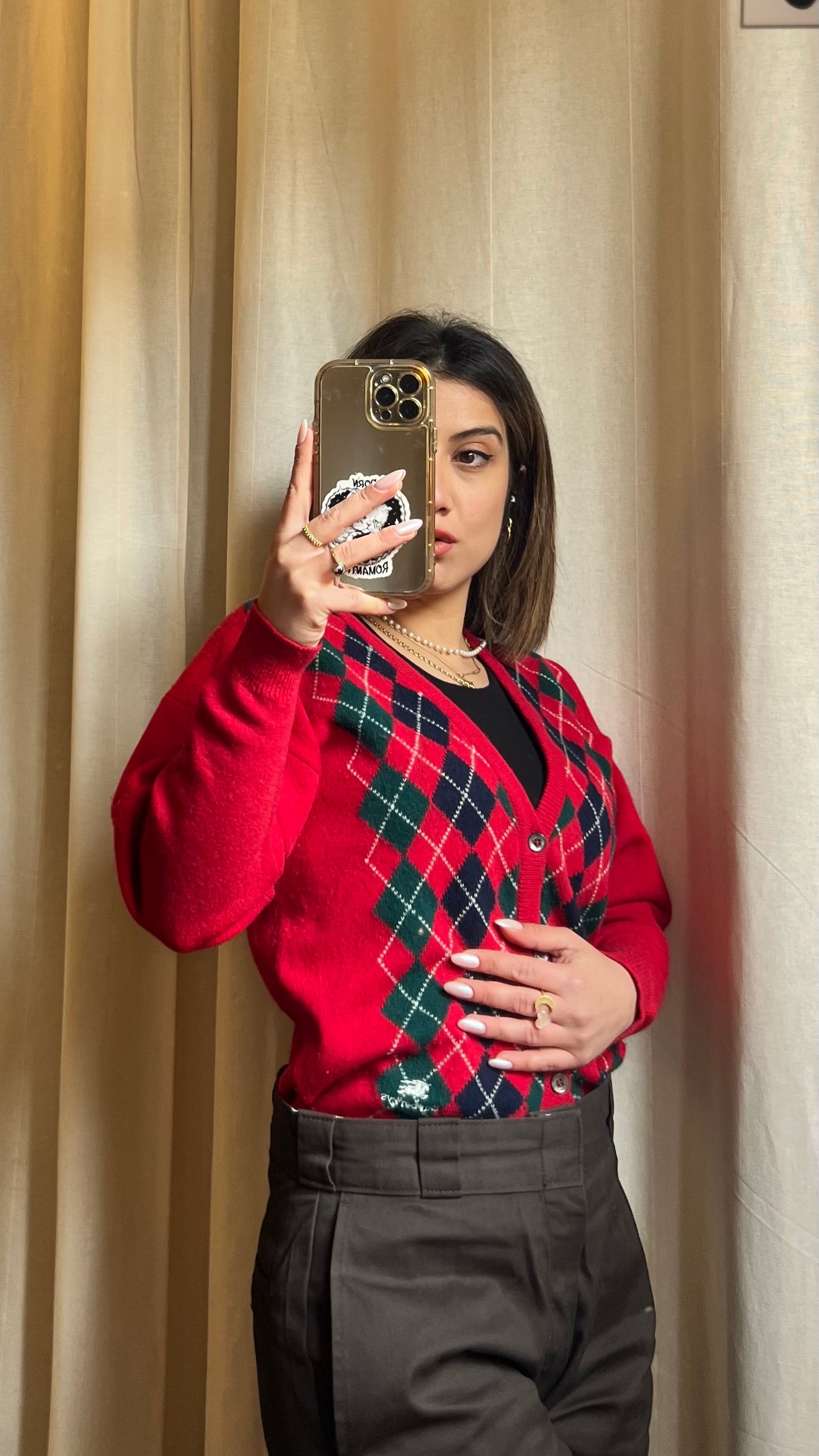 Cardigan Burberry vintage