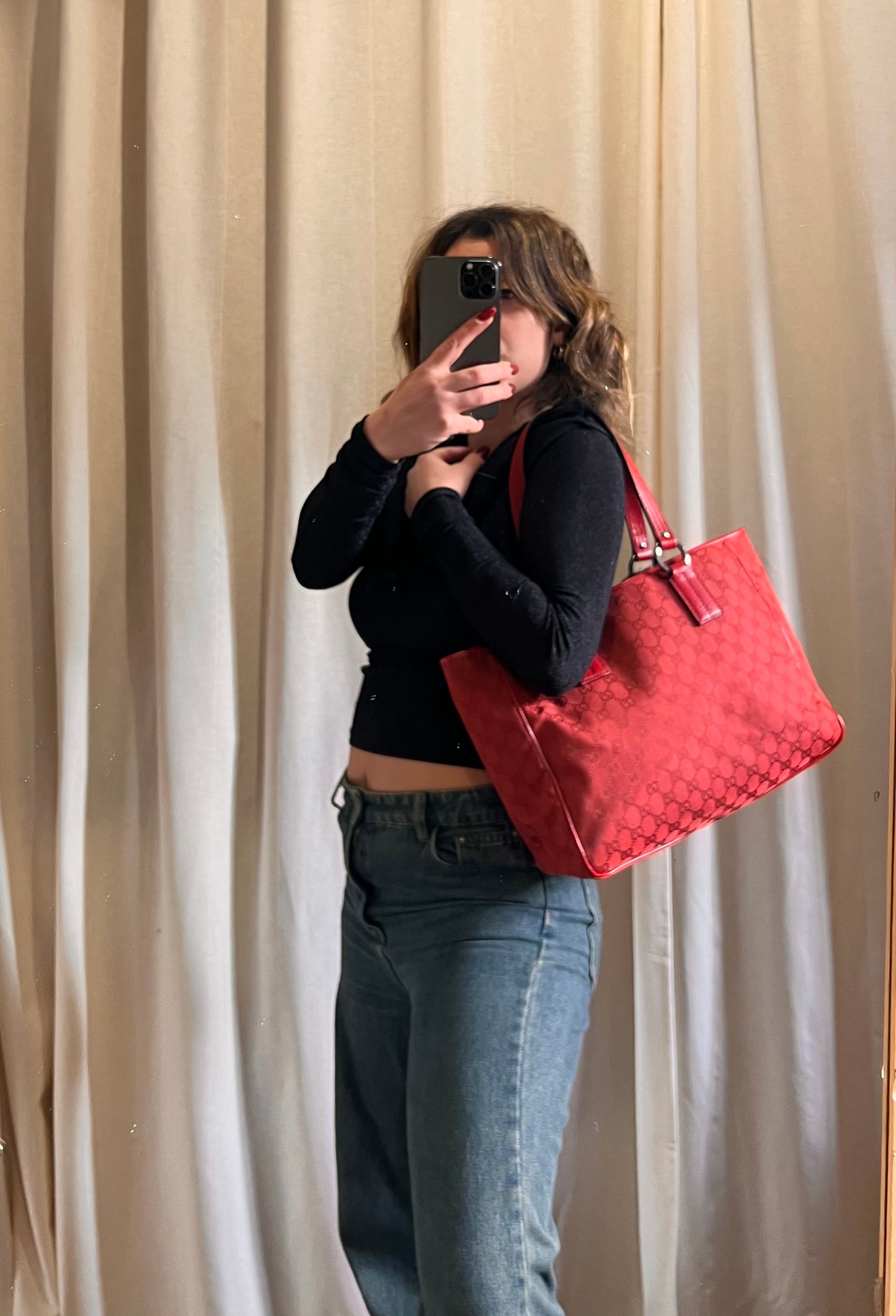 Shopper Gucci rossa
