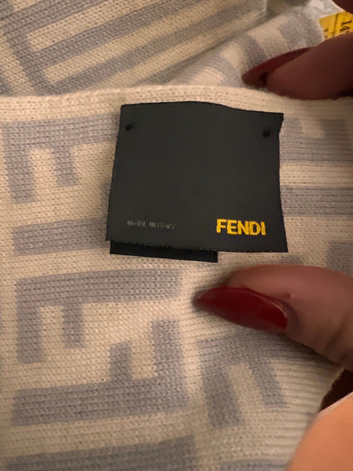 Maxi sciarpa Fendi monogram