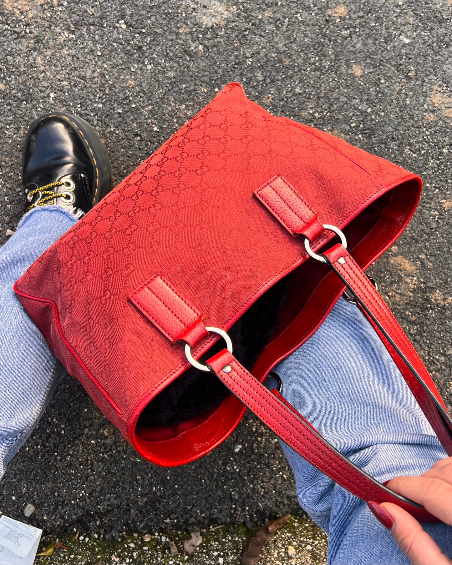 Shopper Gucci rossa