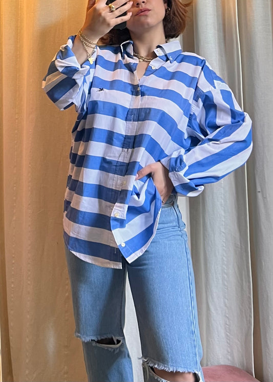 Camicia ETRO Milano - Righe Maxi Azzurre e Bianche