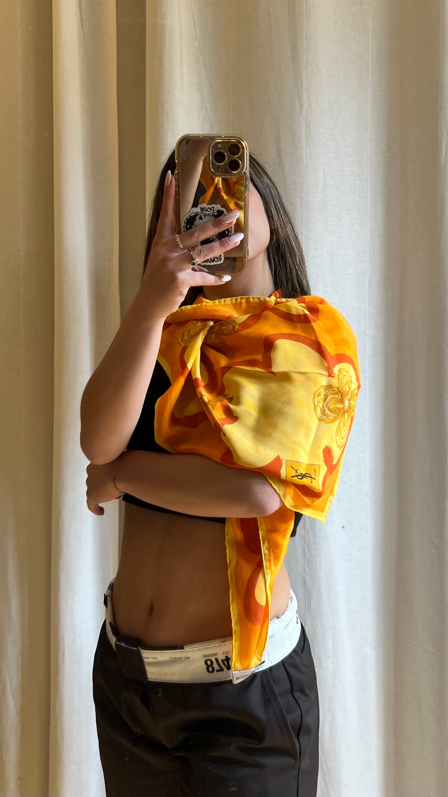 Foulard Yves Saint Laurent vintage