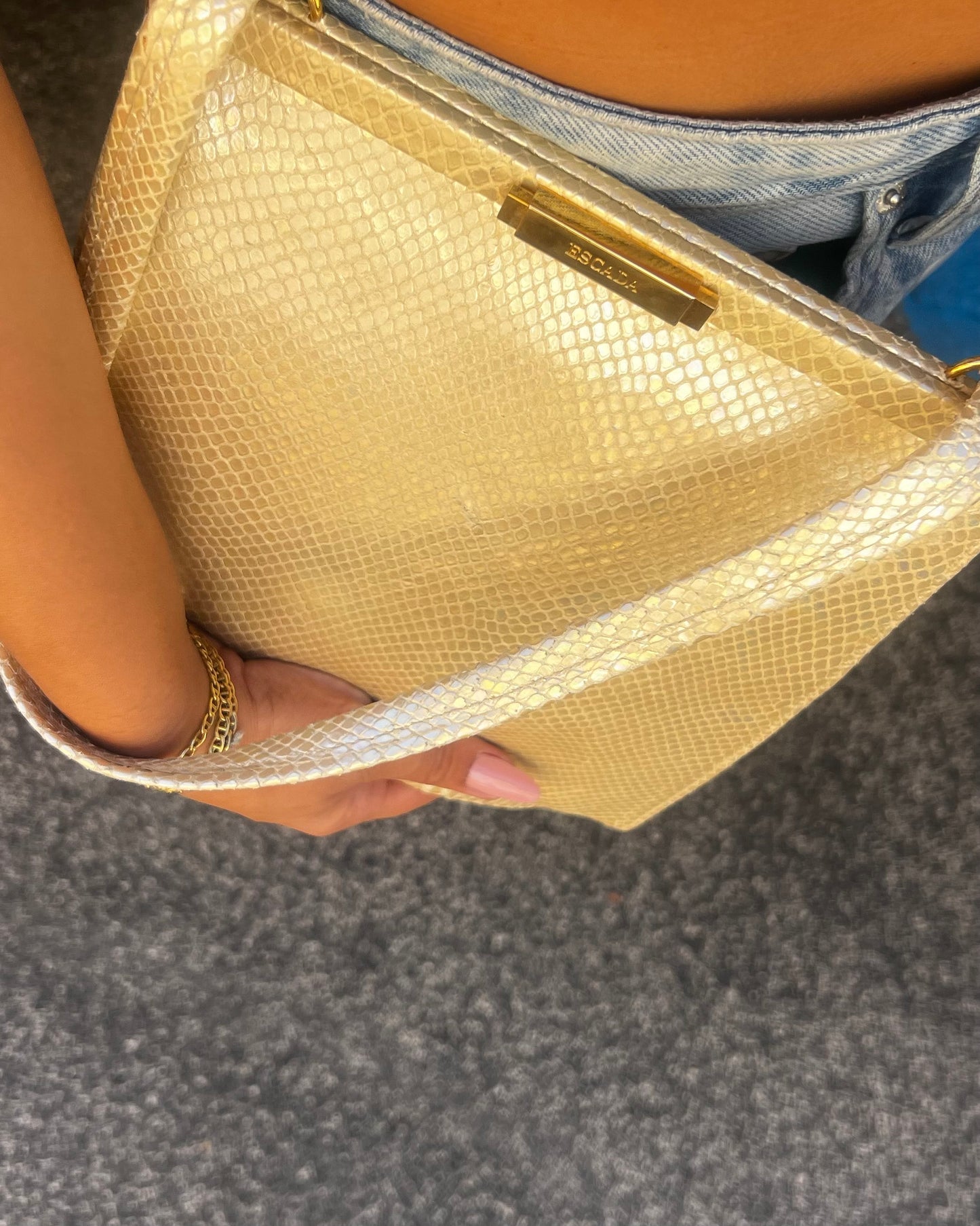 Borsa Escada in pitone