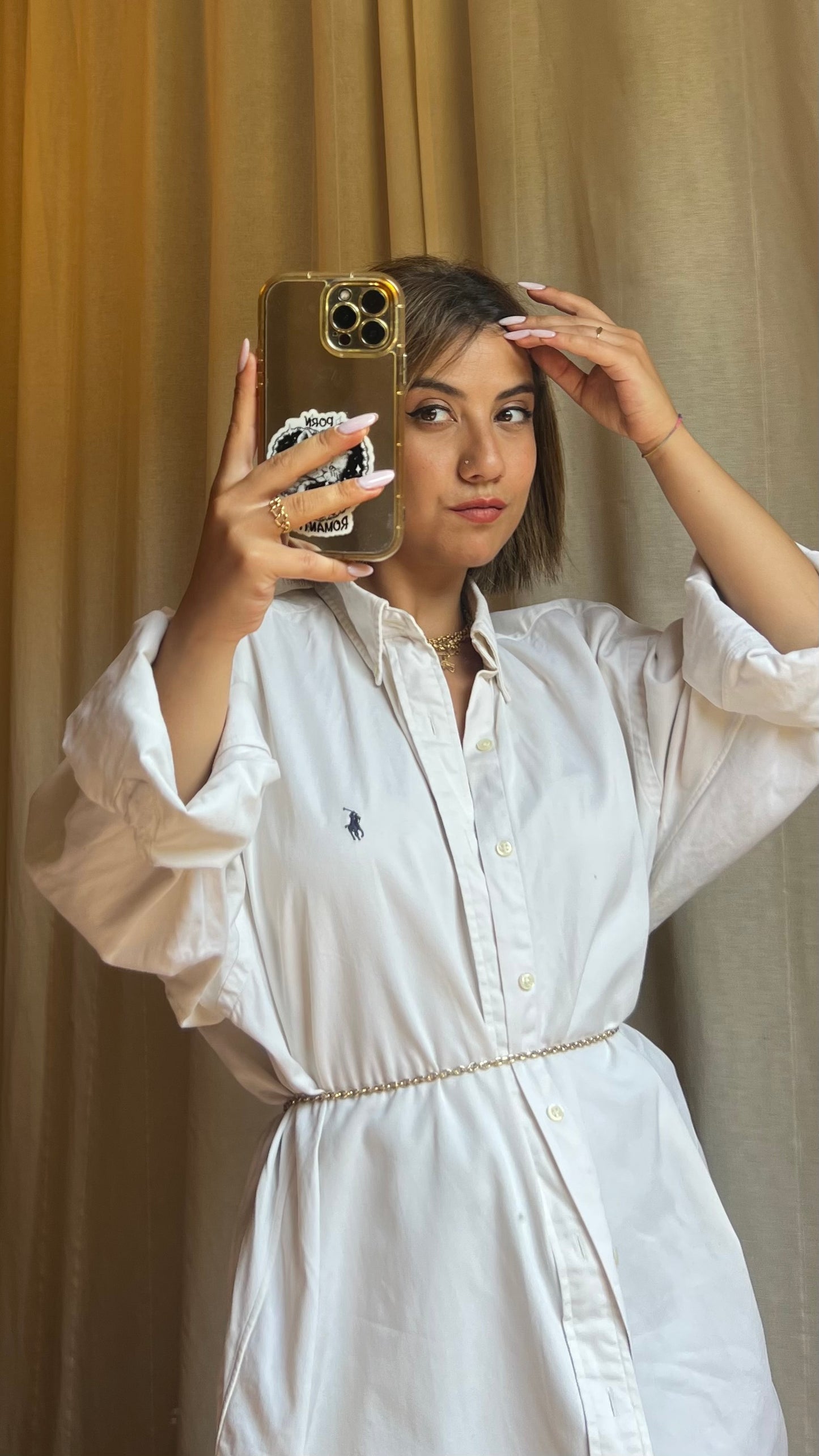 Camicia oversize ralph lauren
