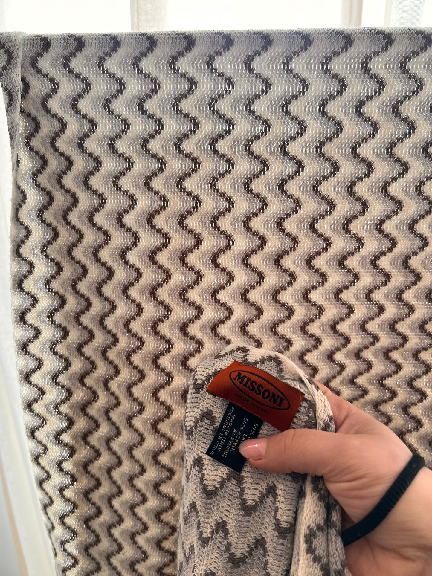 Maxi sciarpa Missoni vintage