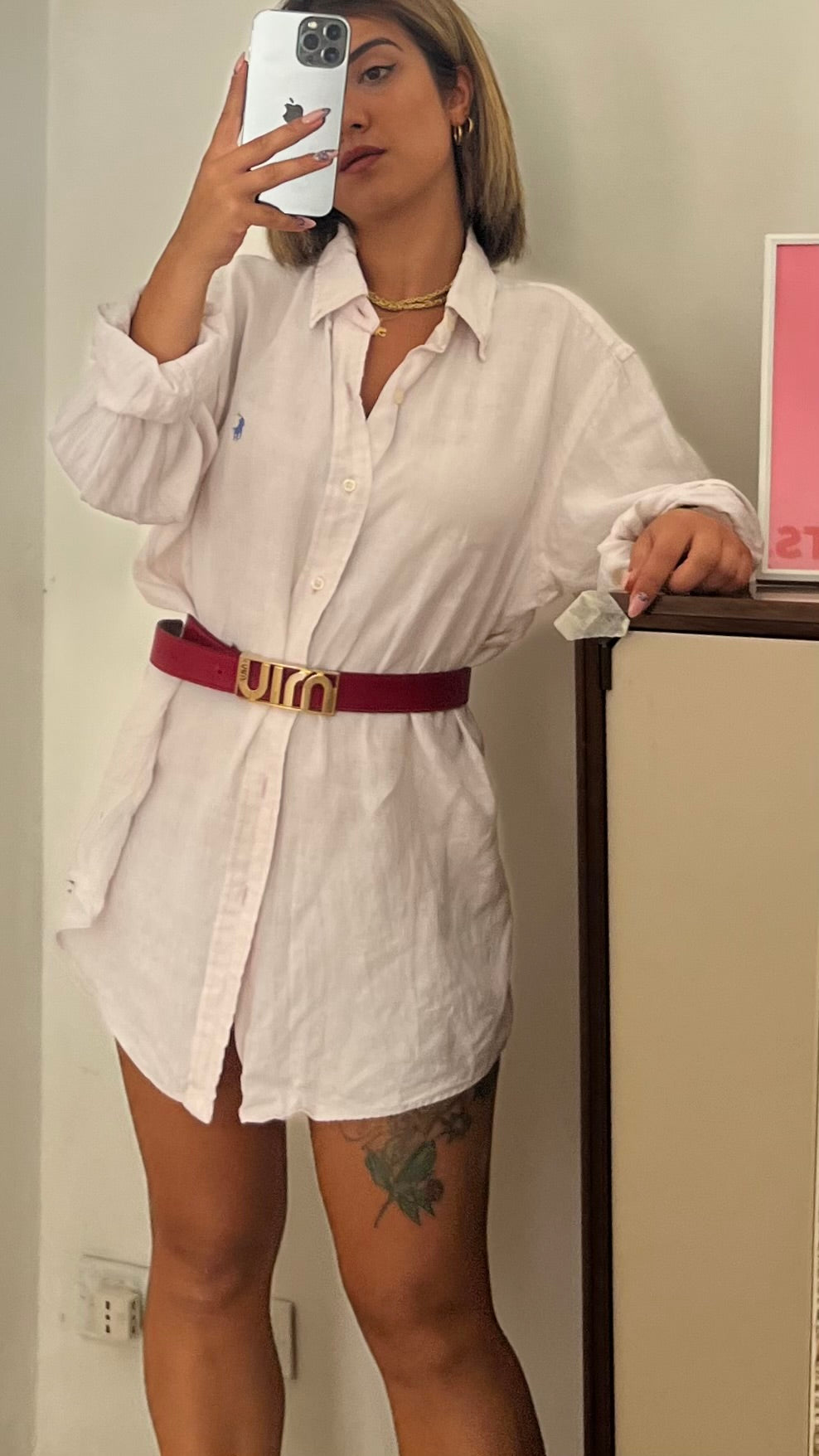 Maxi camicia Ralph Lauren