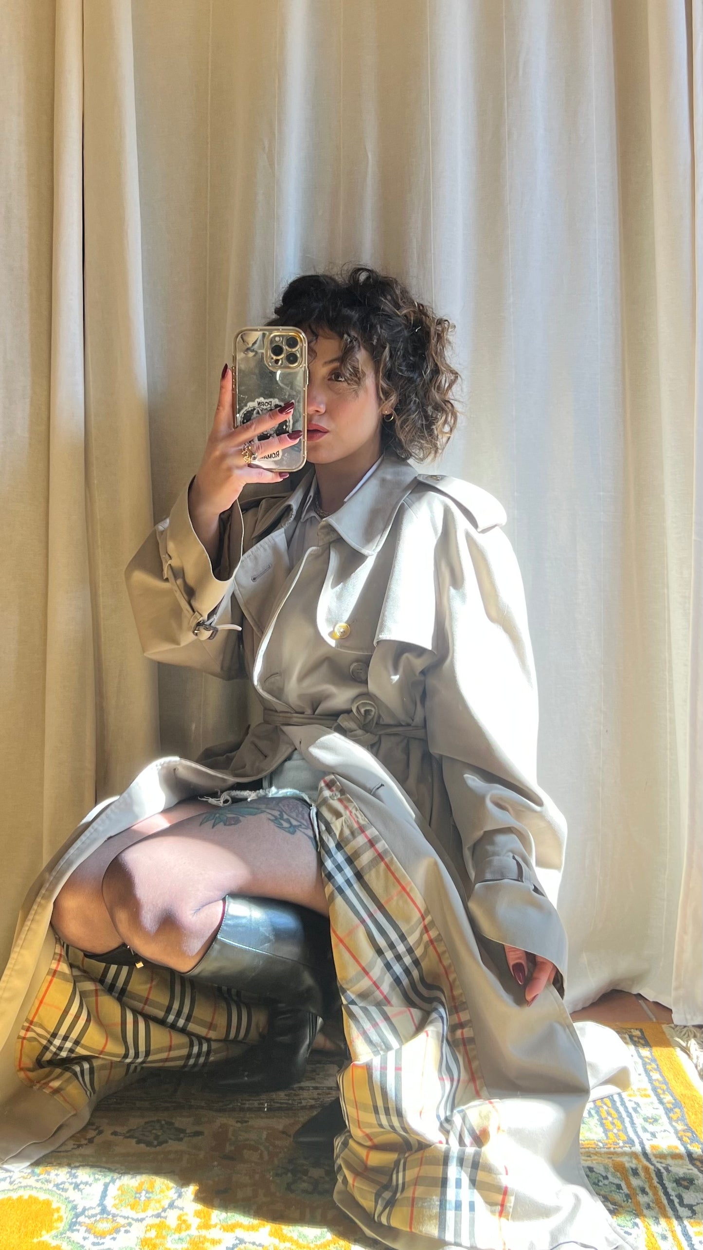 Trench Burberry doppio petto