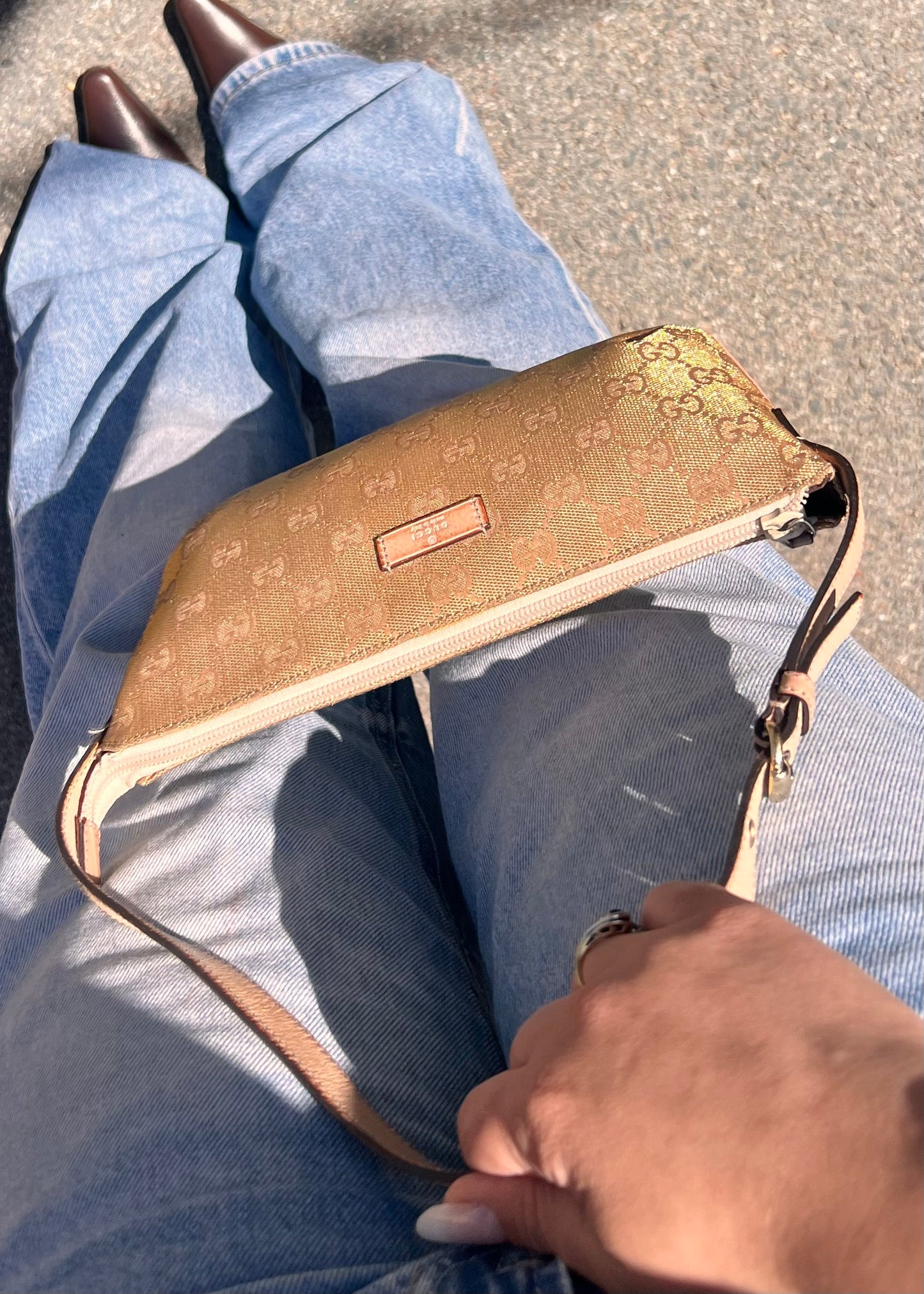 Baguette gucci GG Canvas Edizione Speciale Cangiante