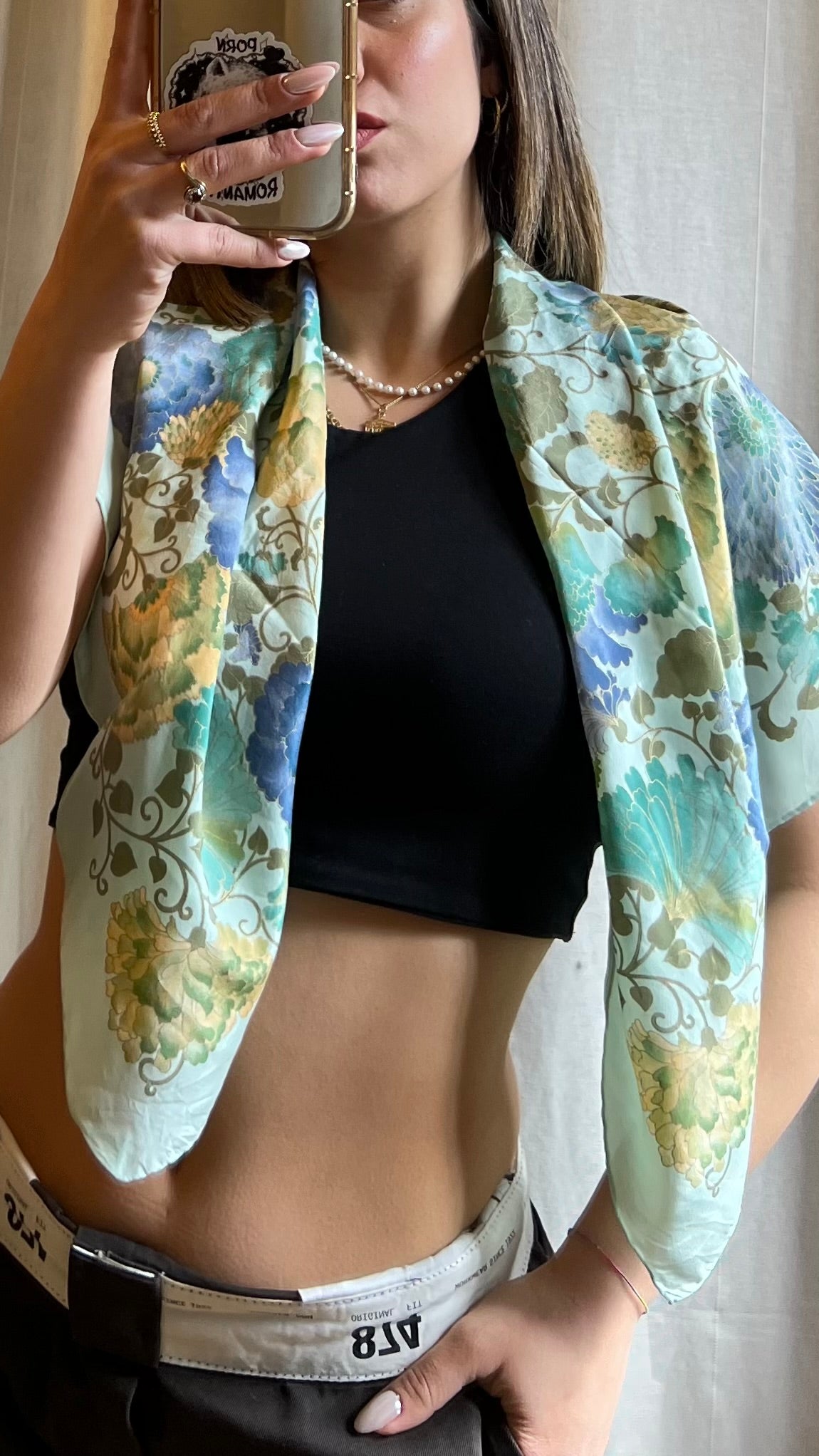 Foulard Pierre Balmain vintage