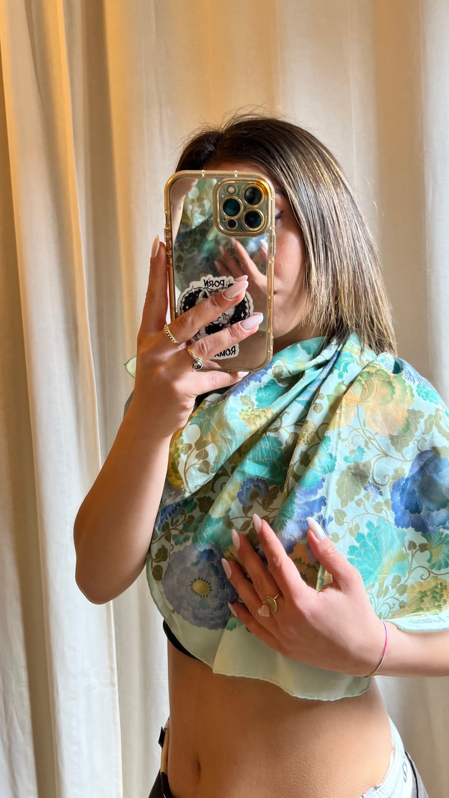 Foulard Pierre Balmain vintage