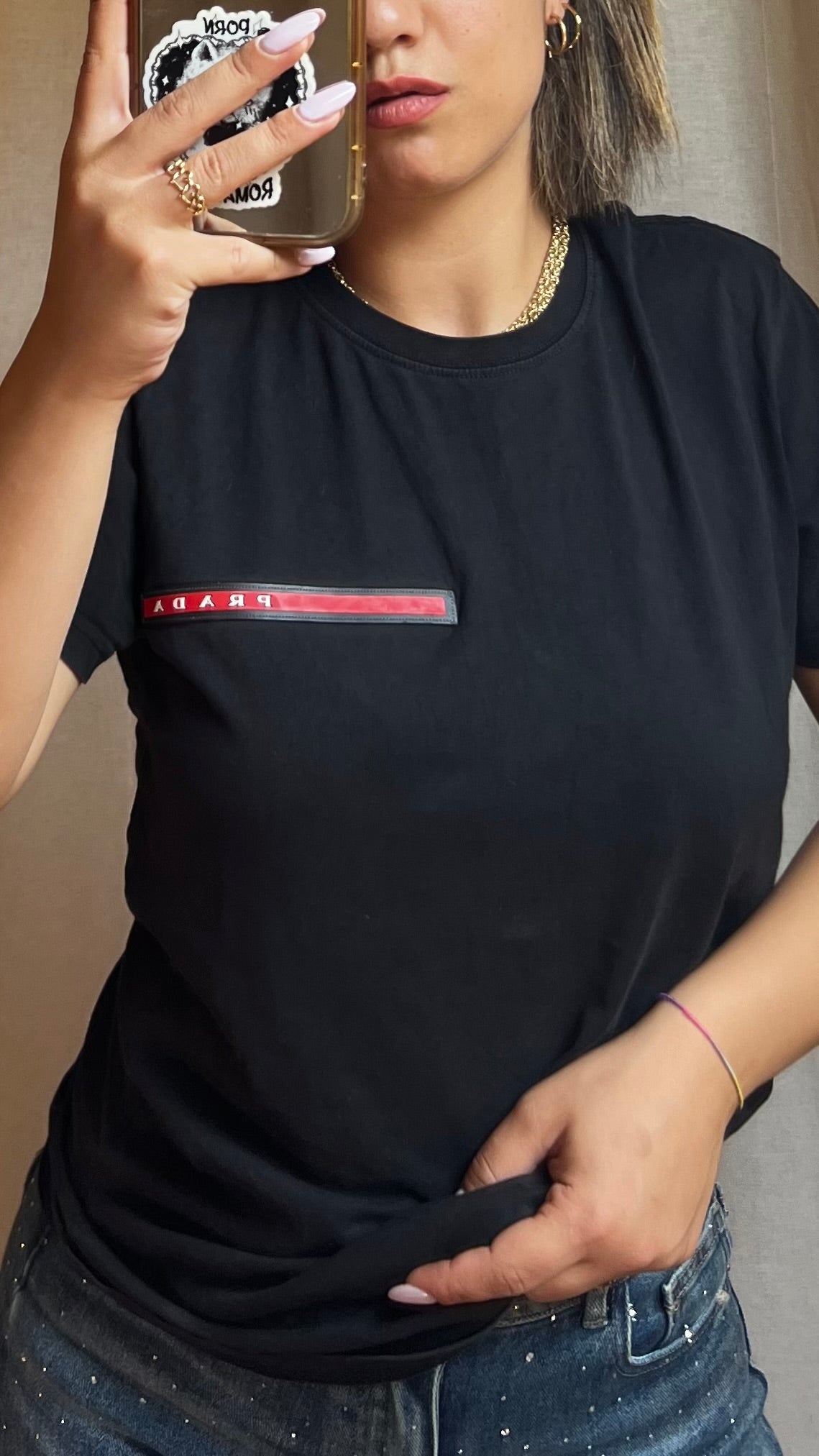 T shirt Prada linea rossa