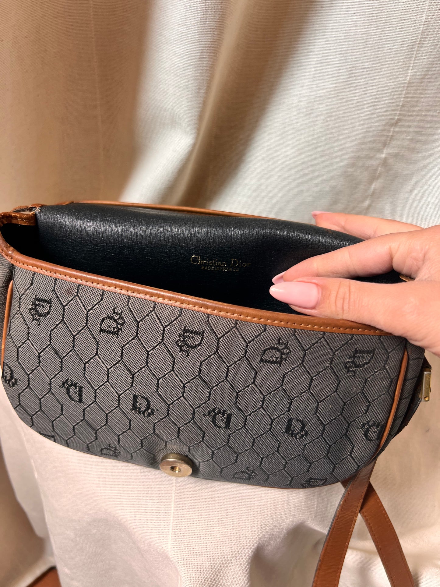 Borsa a Tracolla Christian Dior - Vintage honeycomb
