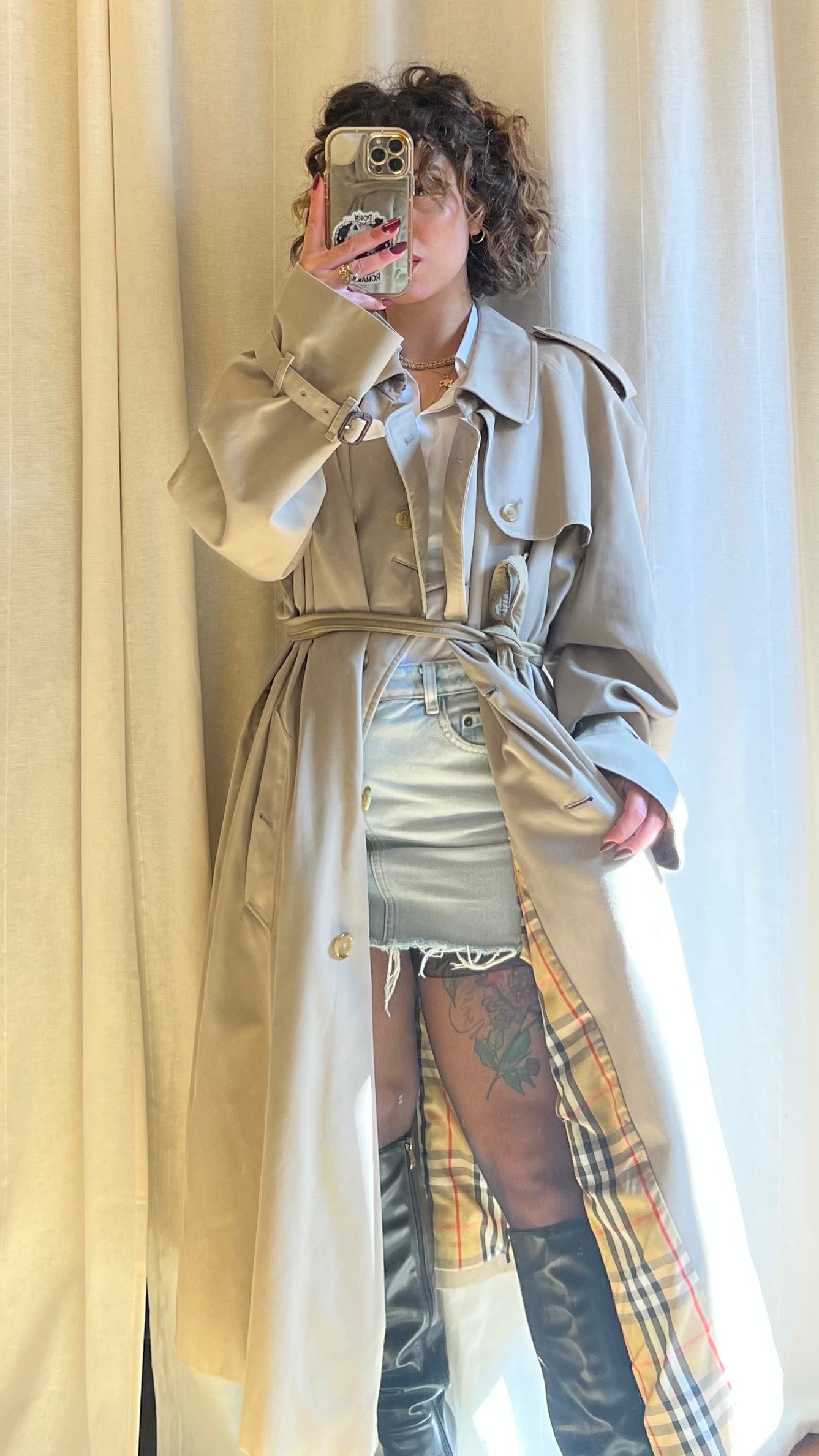 Trench Burberry doppio petto