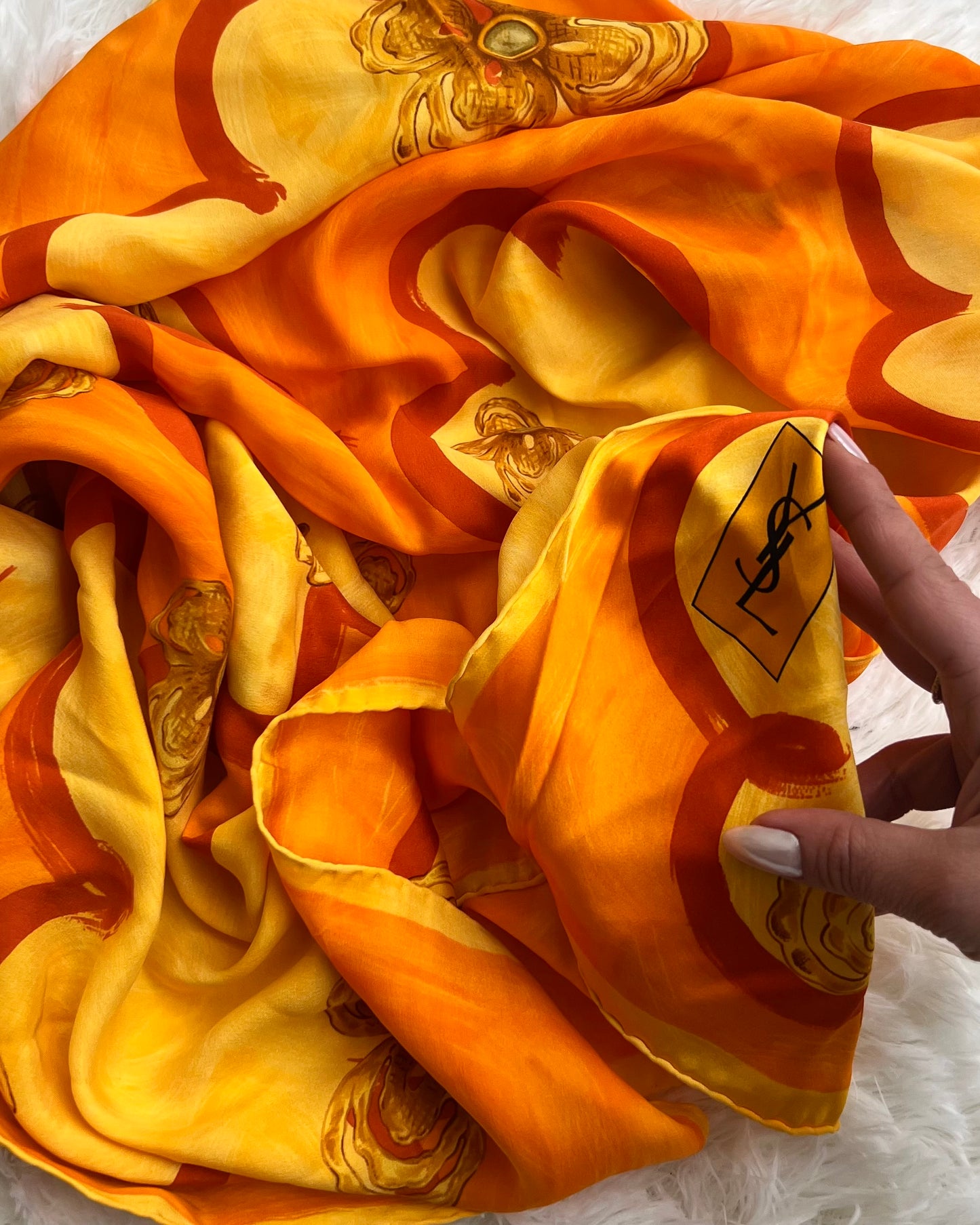 Foulard Yves Saint Laurent vintage