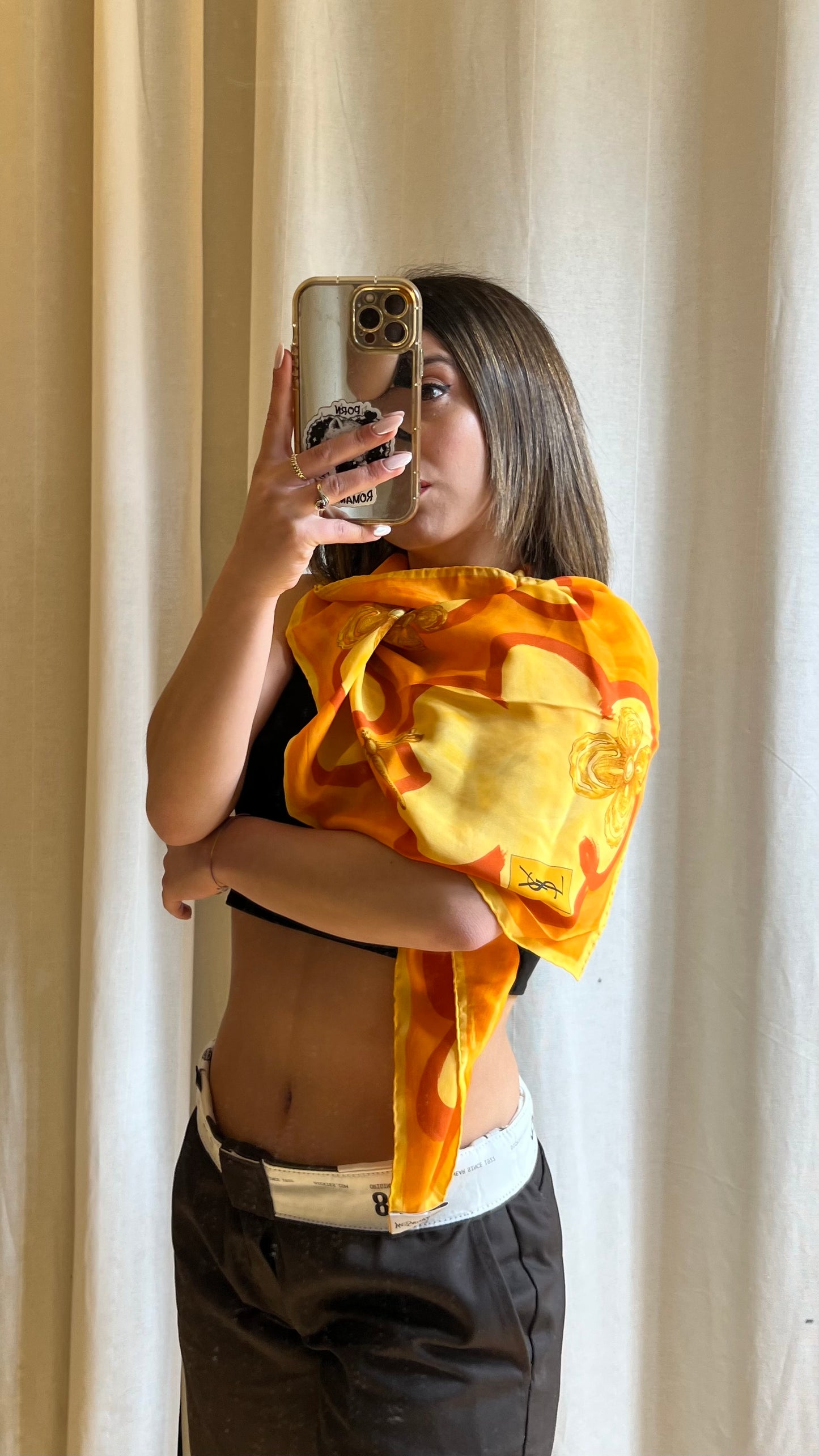 Foulard Yves Saint Laurent vintage