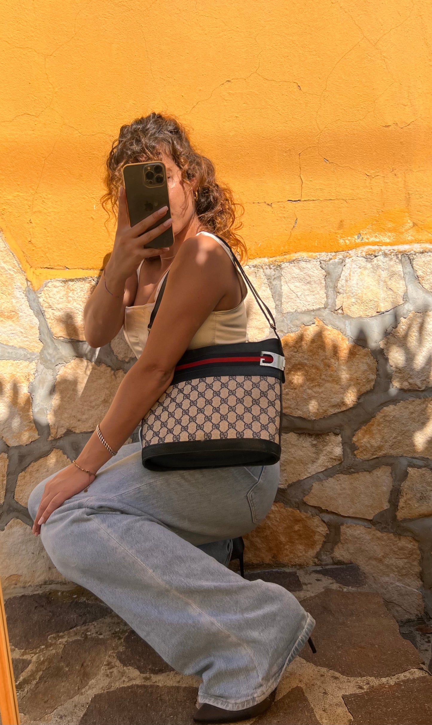 Secchiello Gucci vintage Ophidia