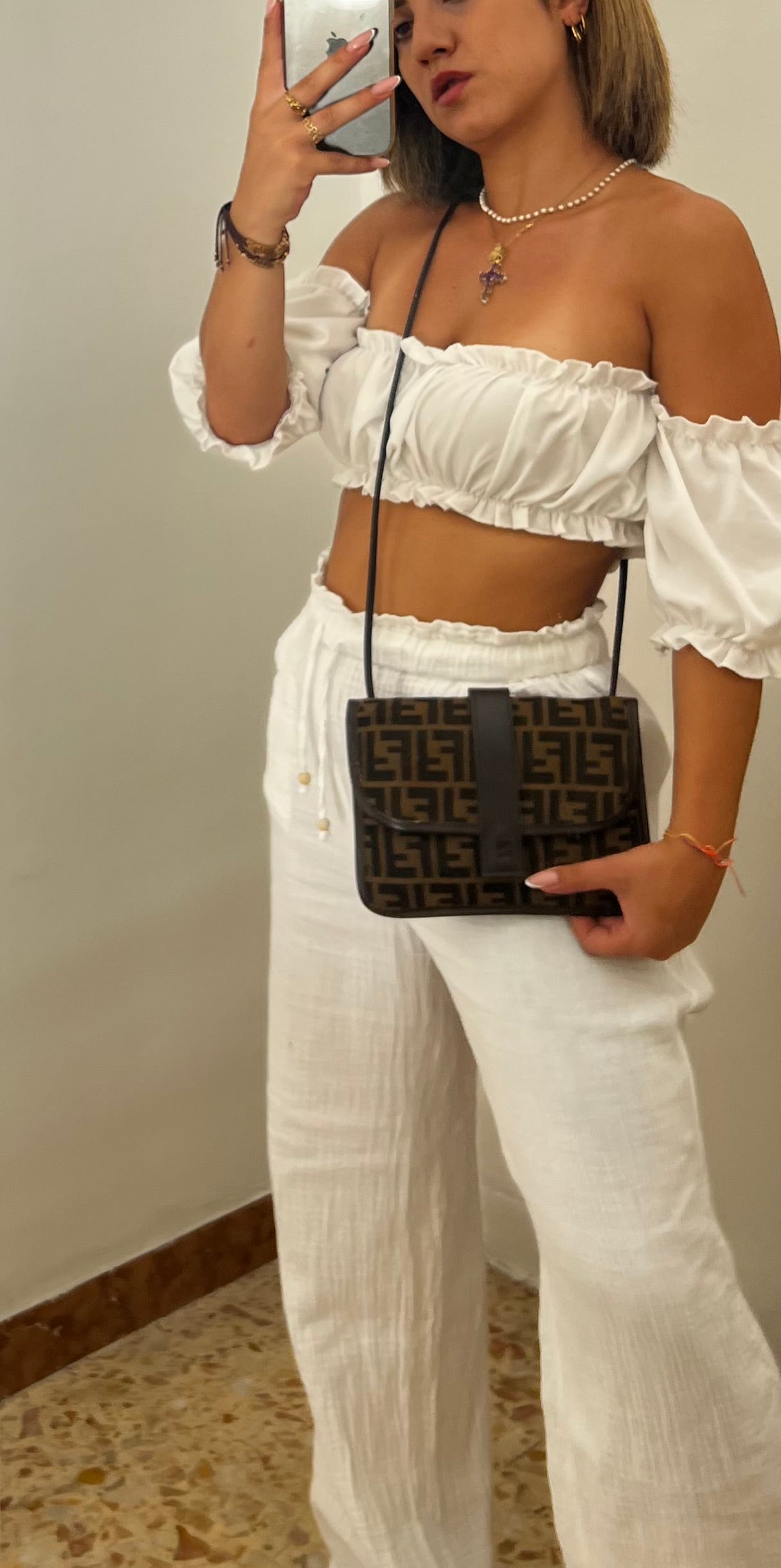 Borsa Fendi zucca