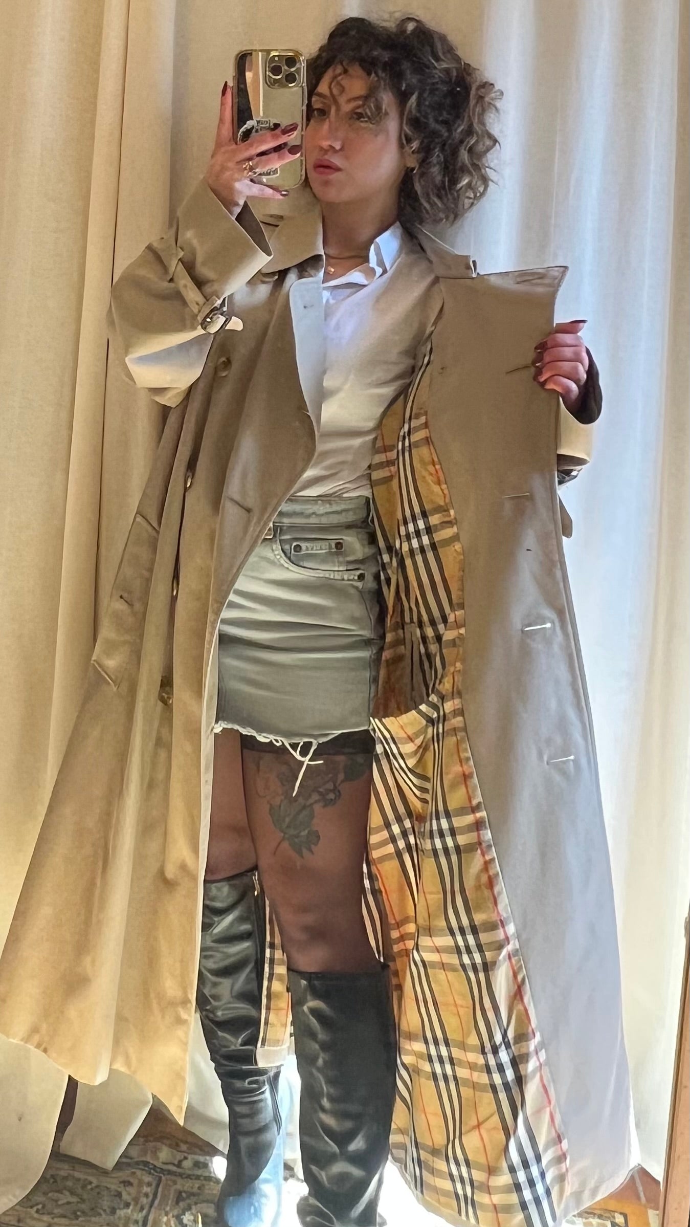 Trench Burberry doppio petto