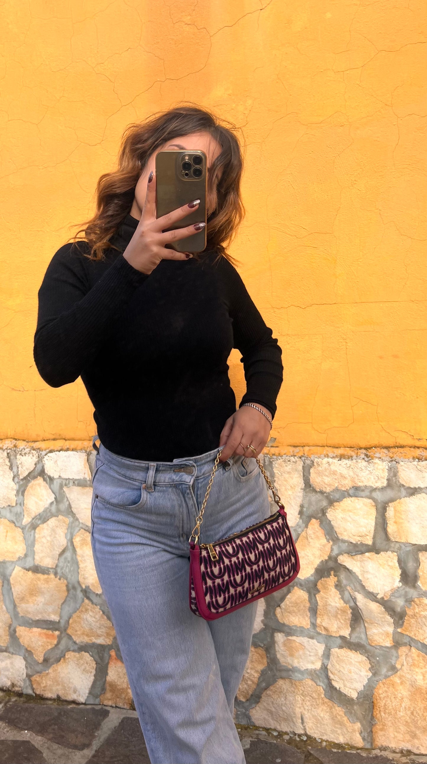 Borsa Miu Miu monogram