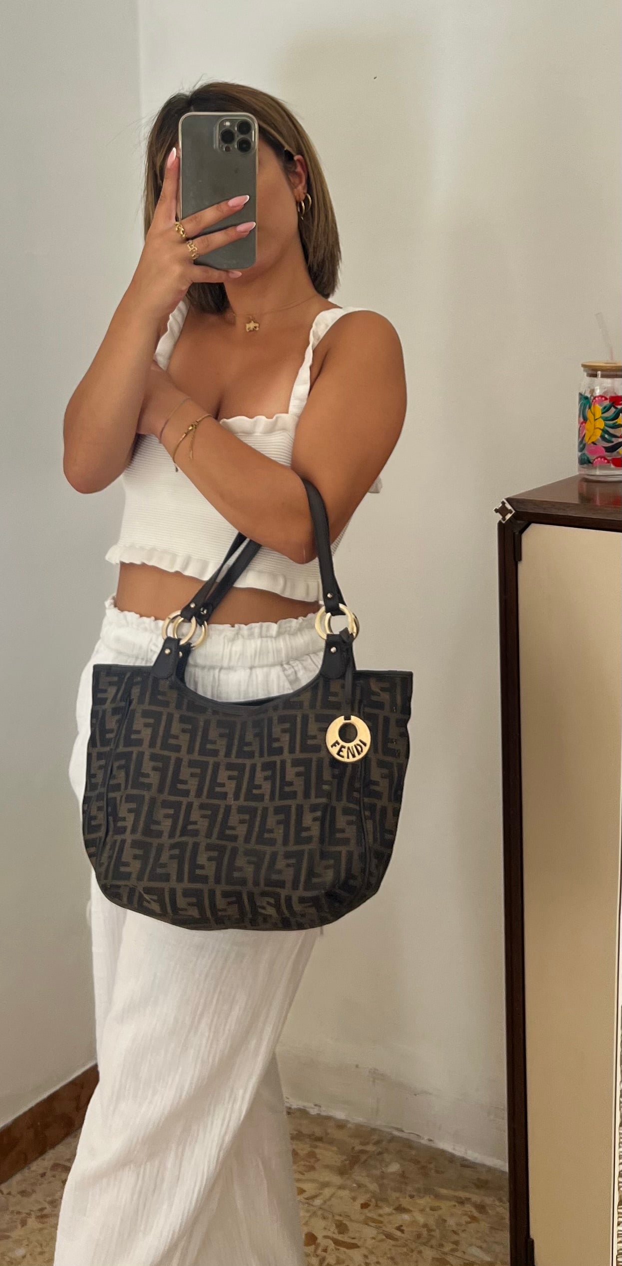 Borsa Fendi zucca