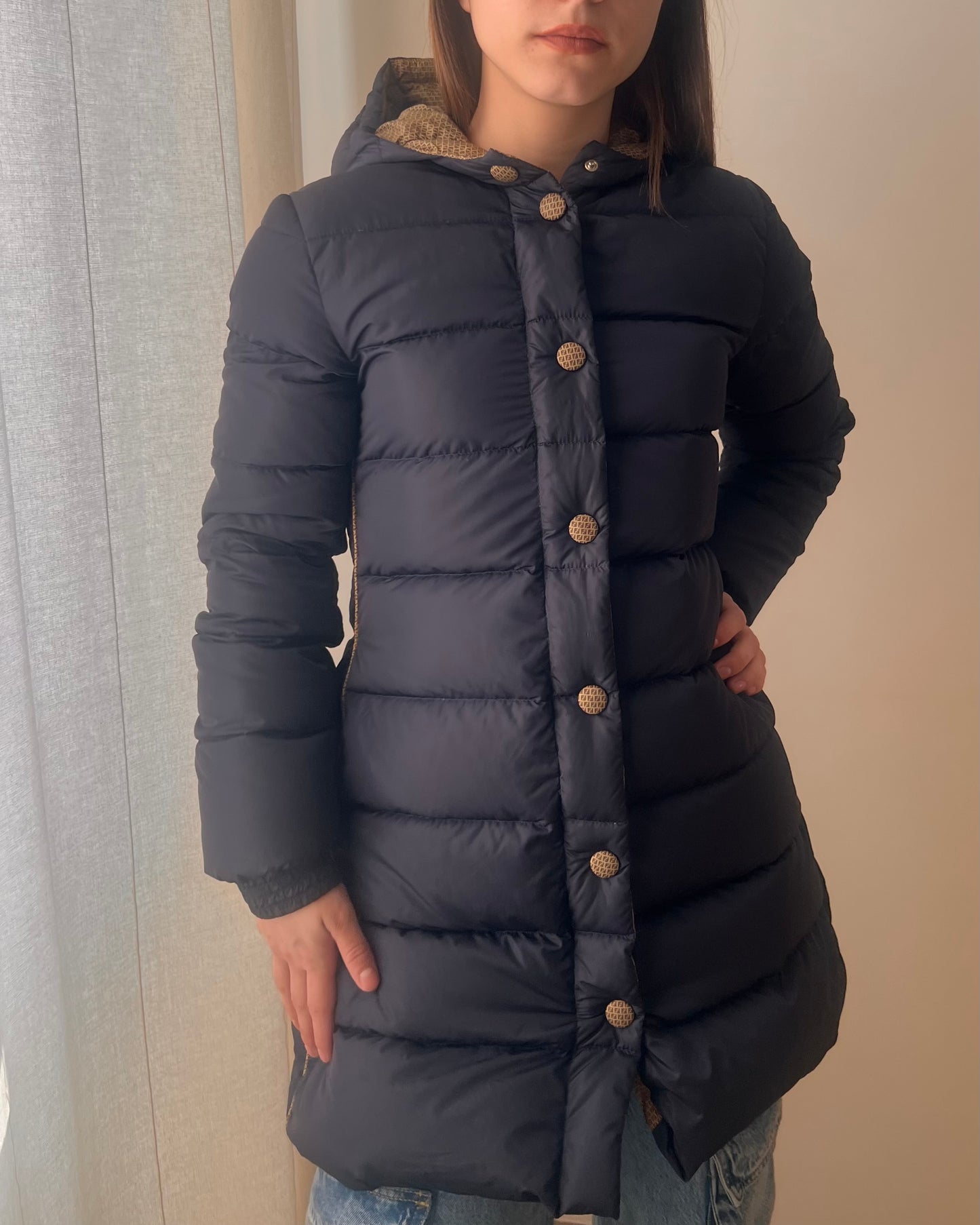 Piumino Fendi monogram