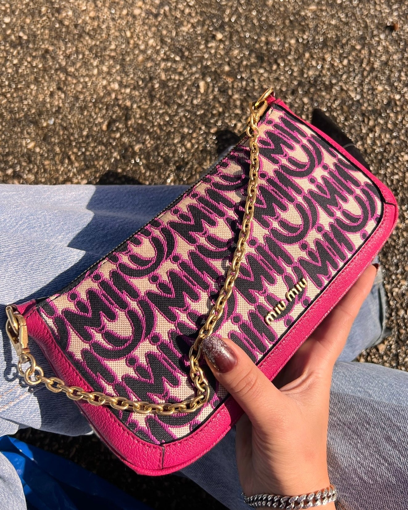 Borsa Miu Miu monogram