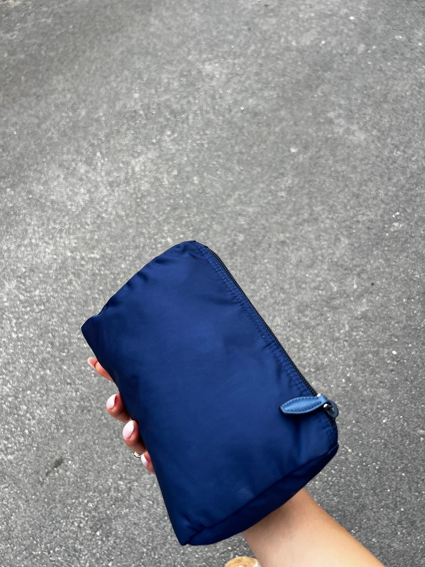 Pochette Prada in Nylon Blu