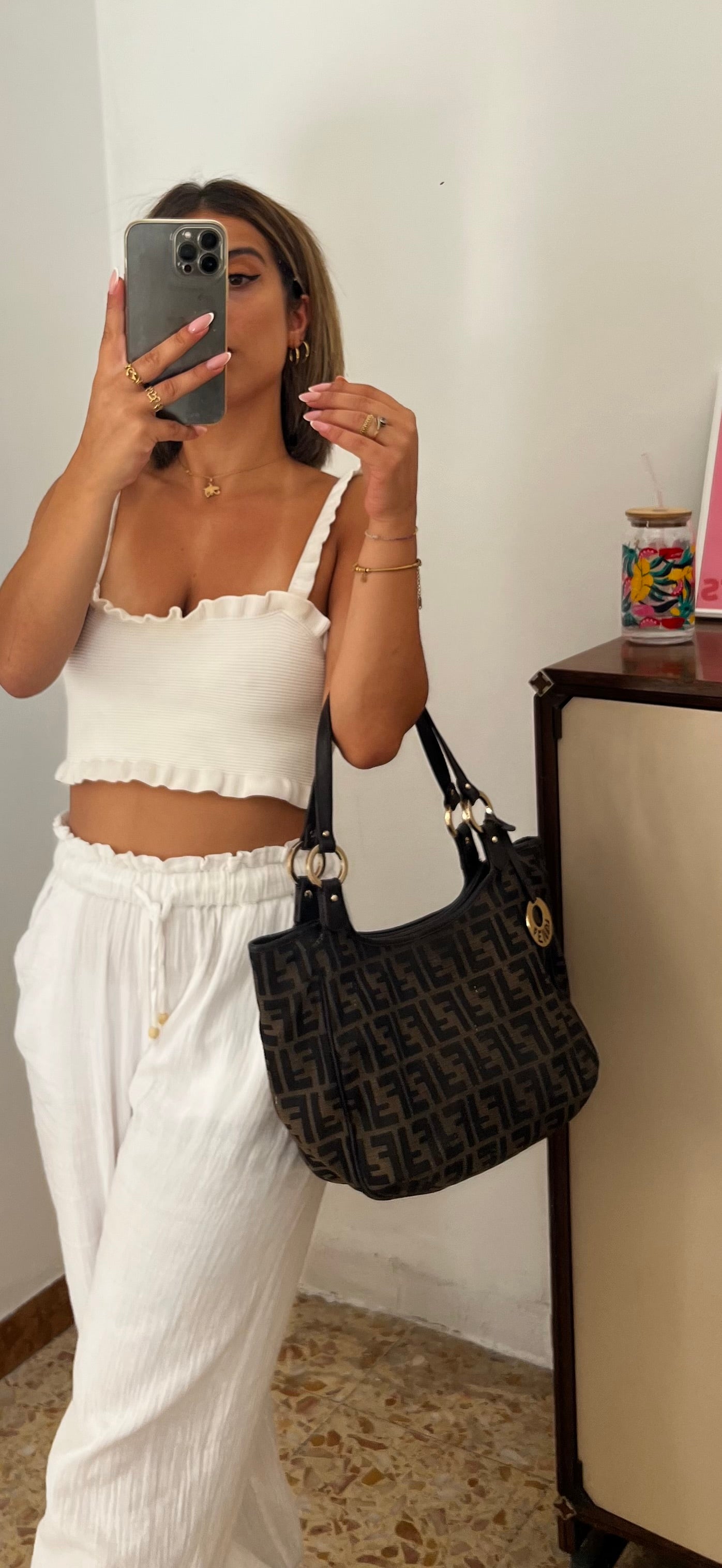 Borsa Fendi zucca
