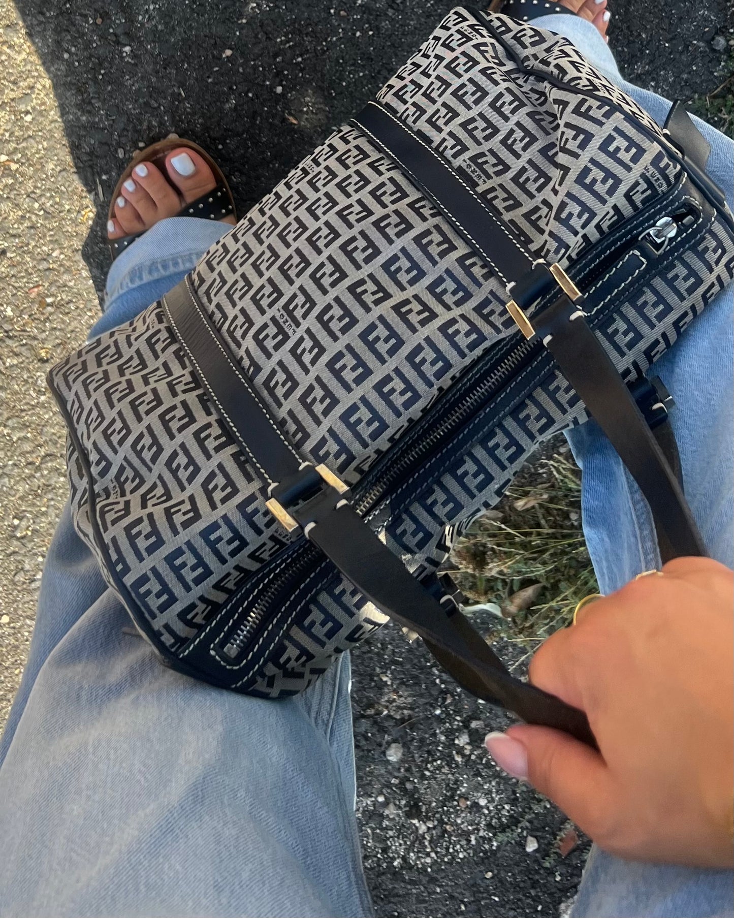 Bauletto Fendi zucchino