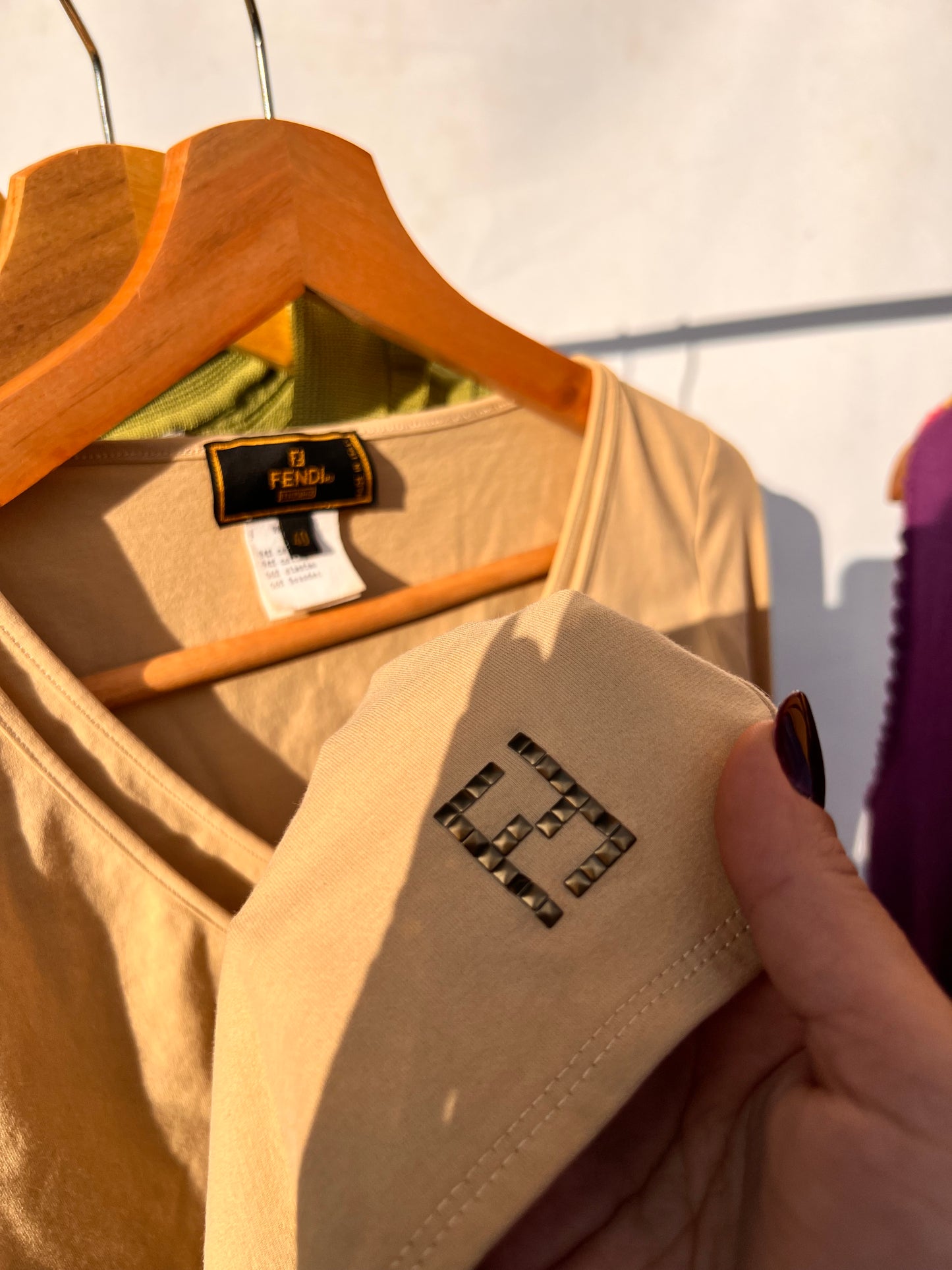 Maglia Fendi con maniche a 3/4 fendi