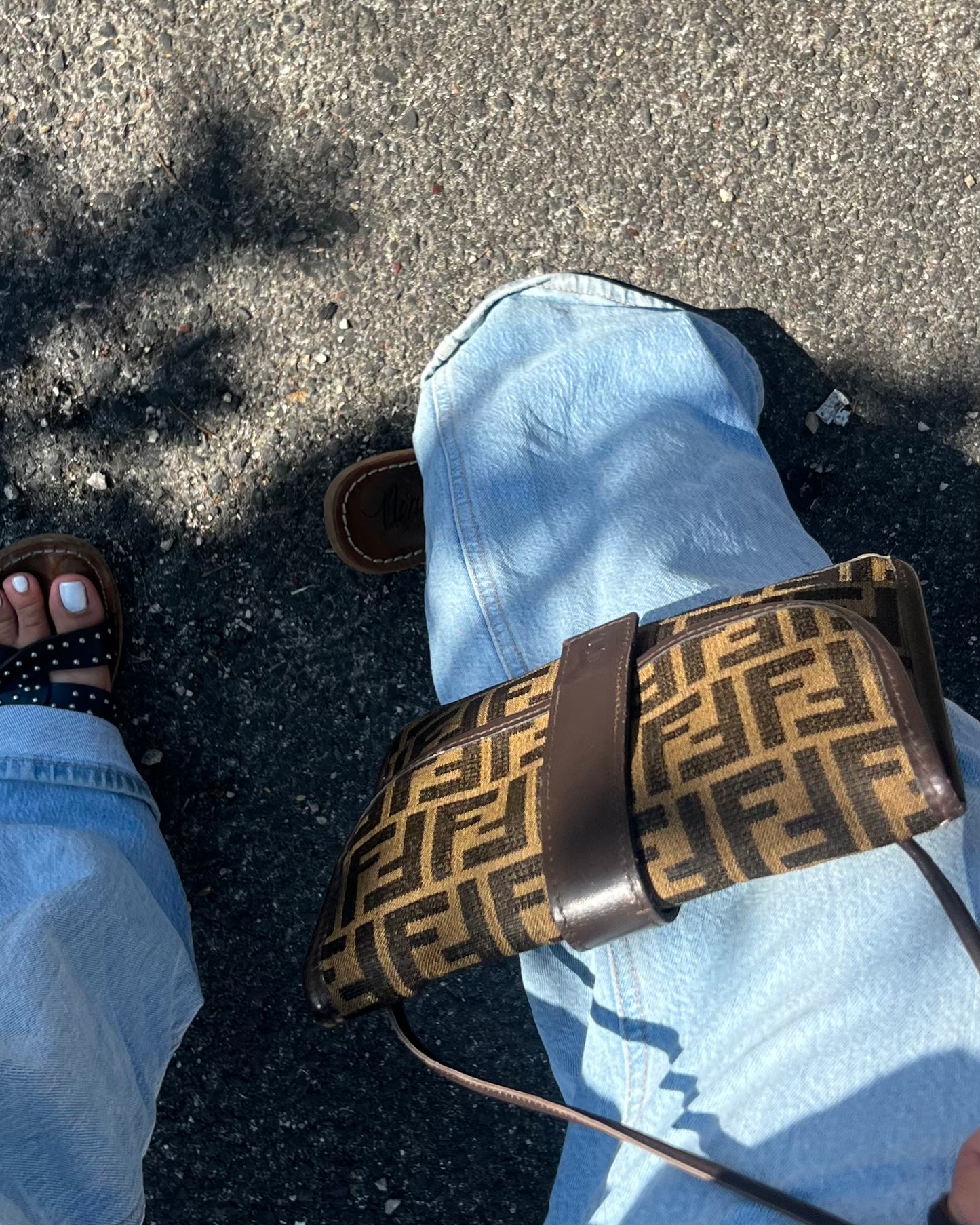 Borsa Fendi zucca