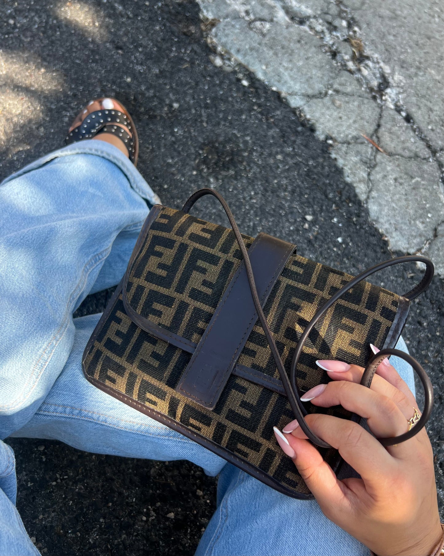 Borsa Fendi zucca