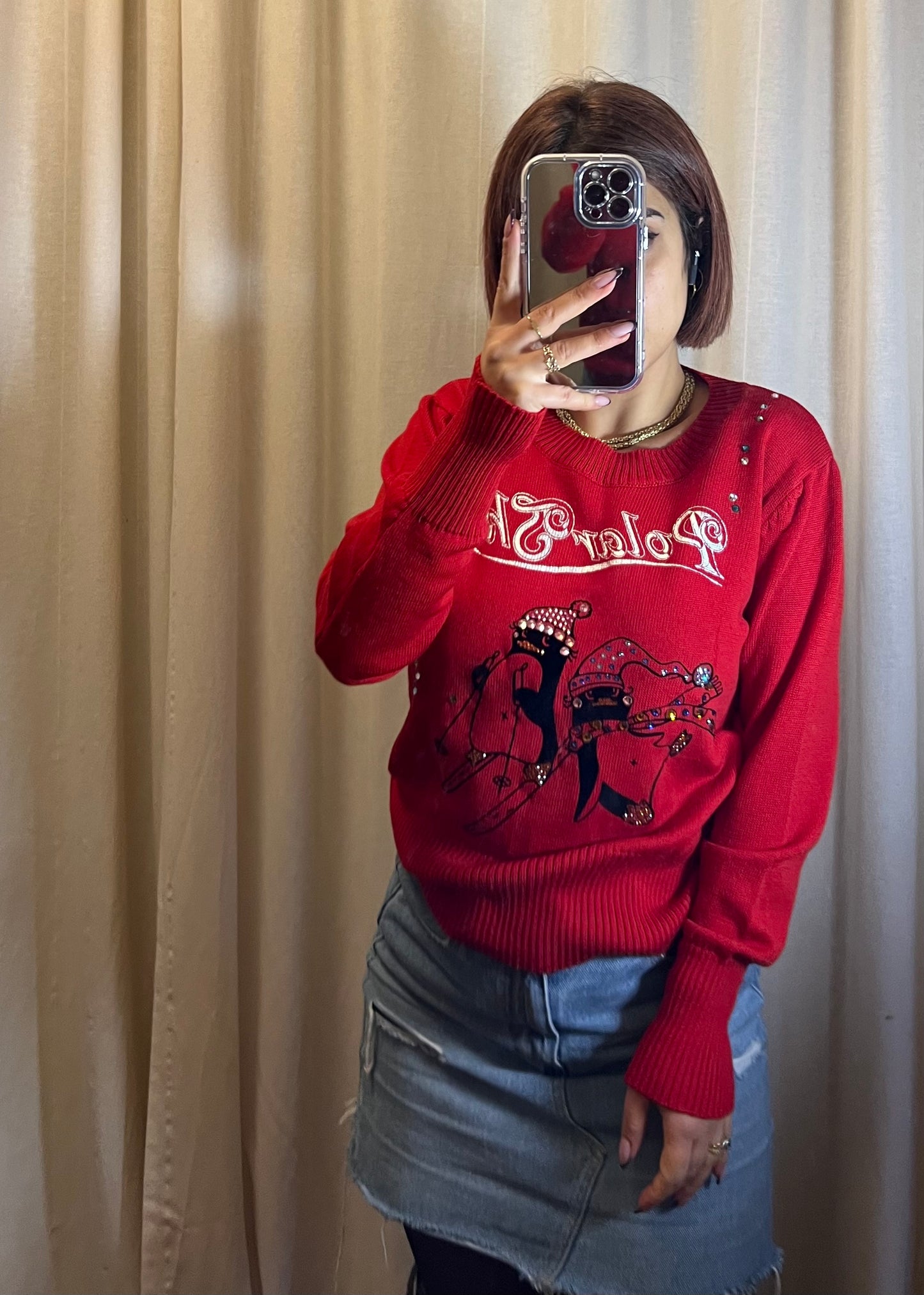 Maglione vintage natalizio