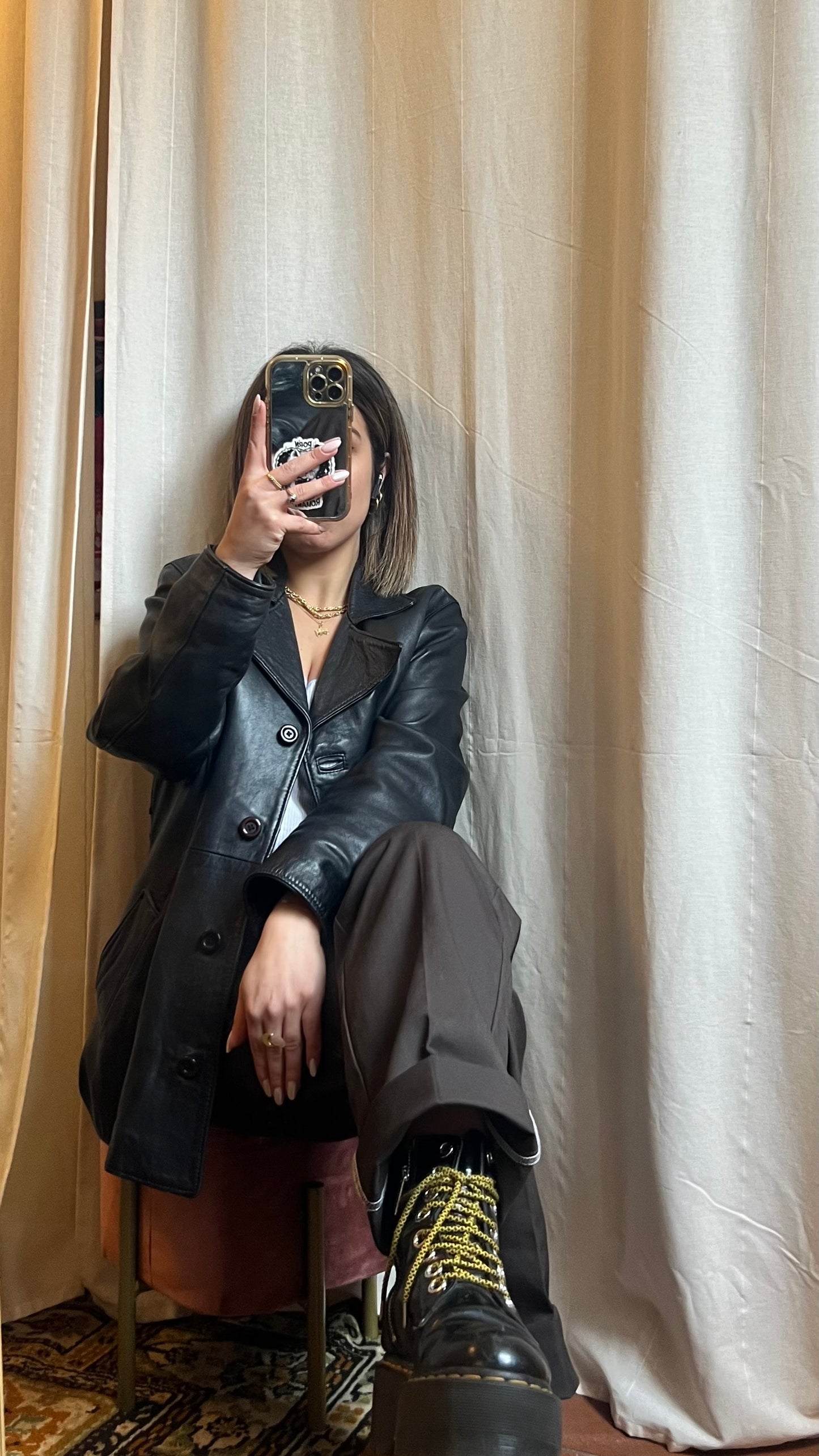 Giacca in pelle