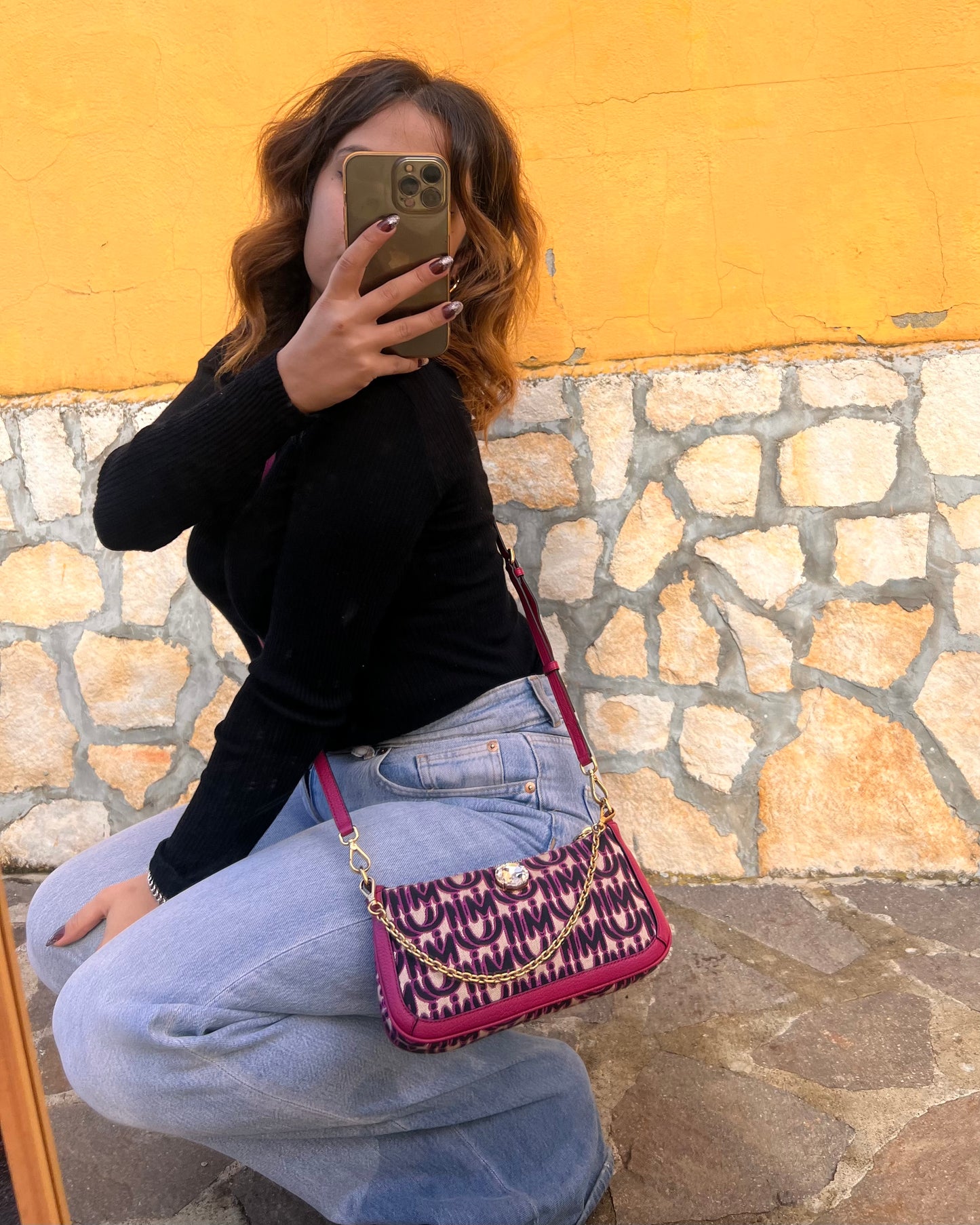 Borsa Miu Miu monogram