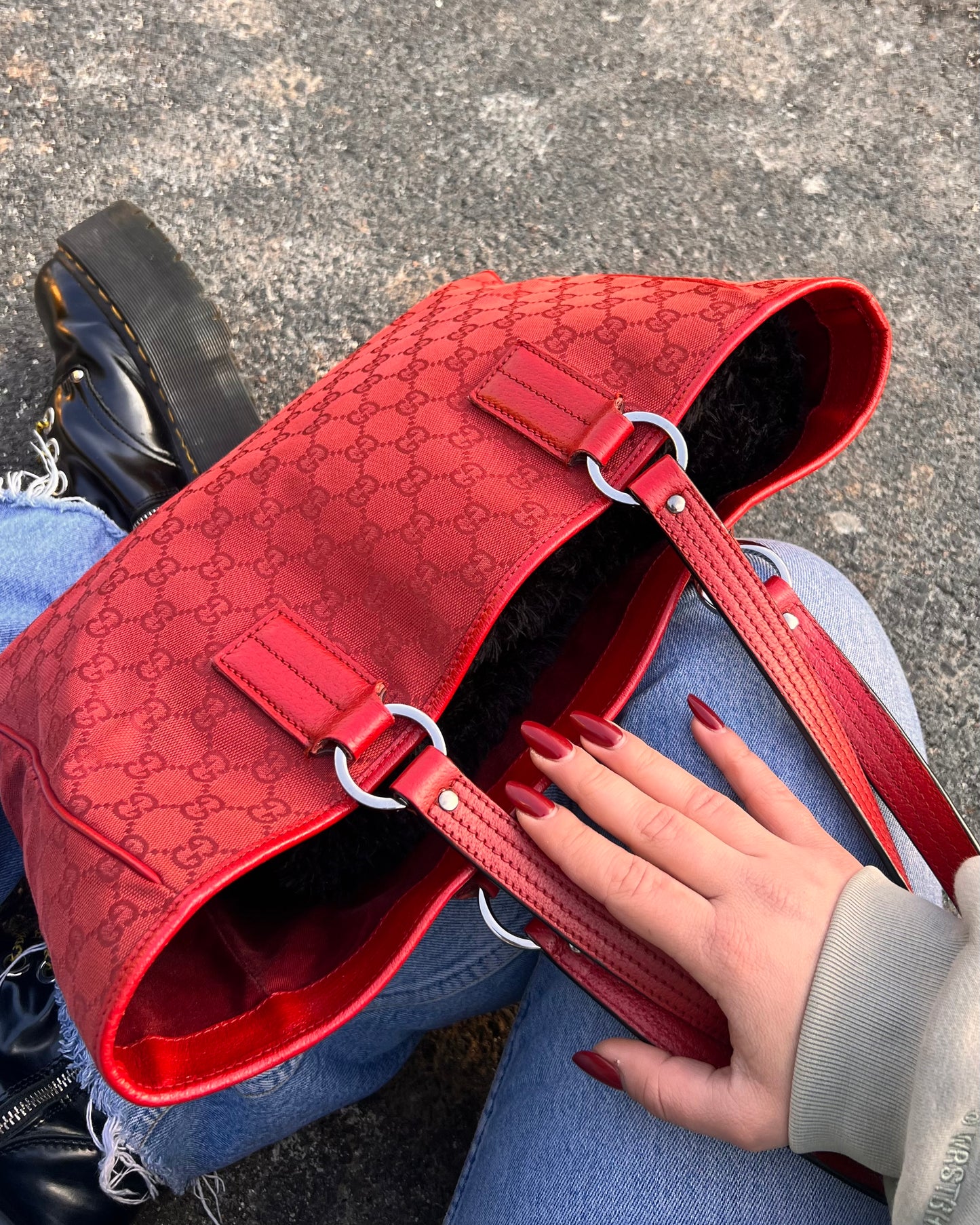 Shopper Gucci rossa