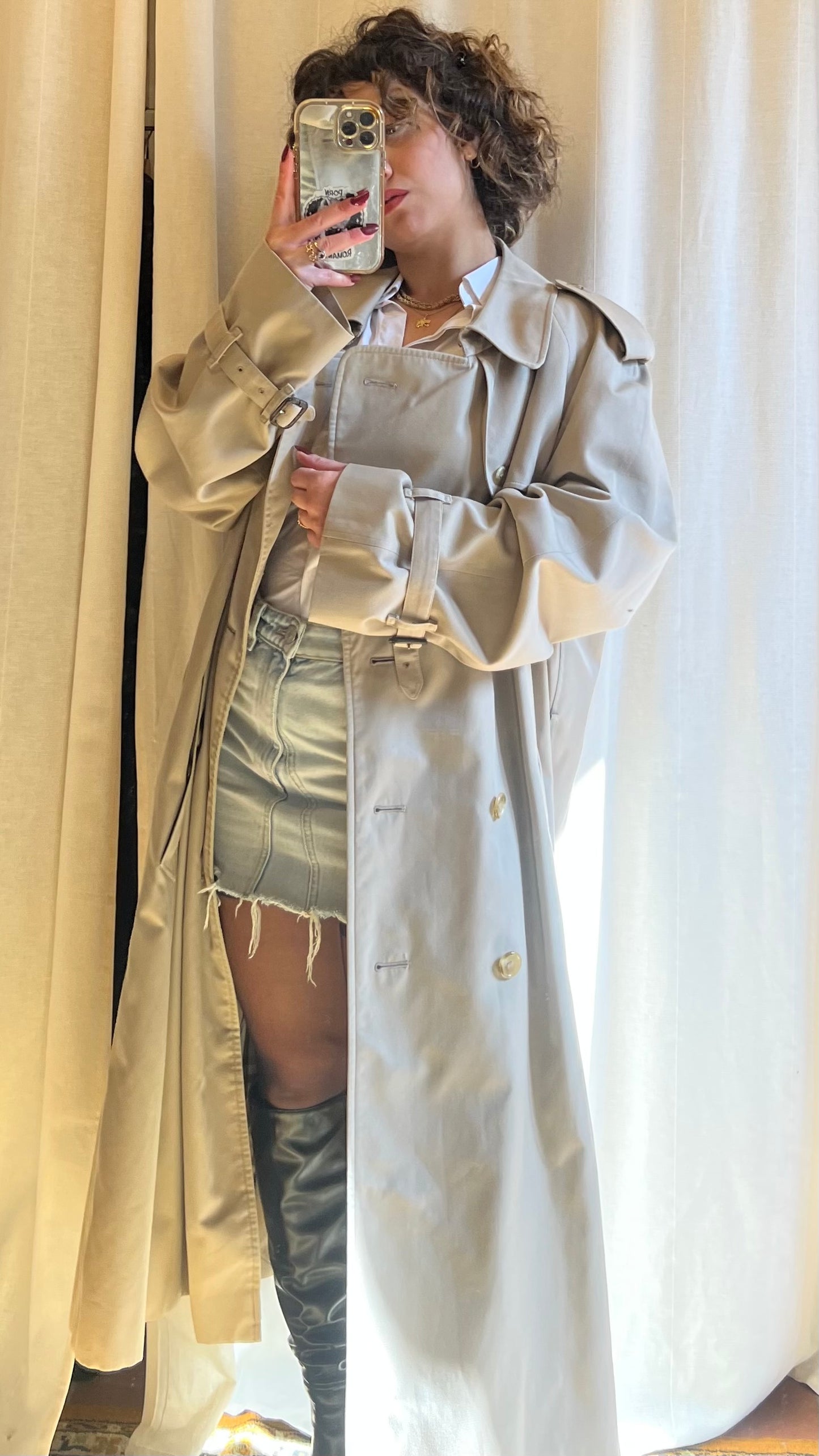 Trench Burberry doppio petto