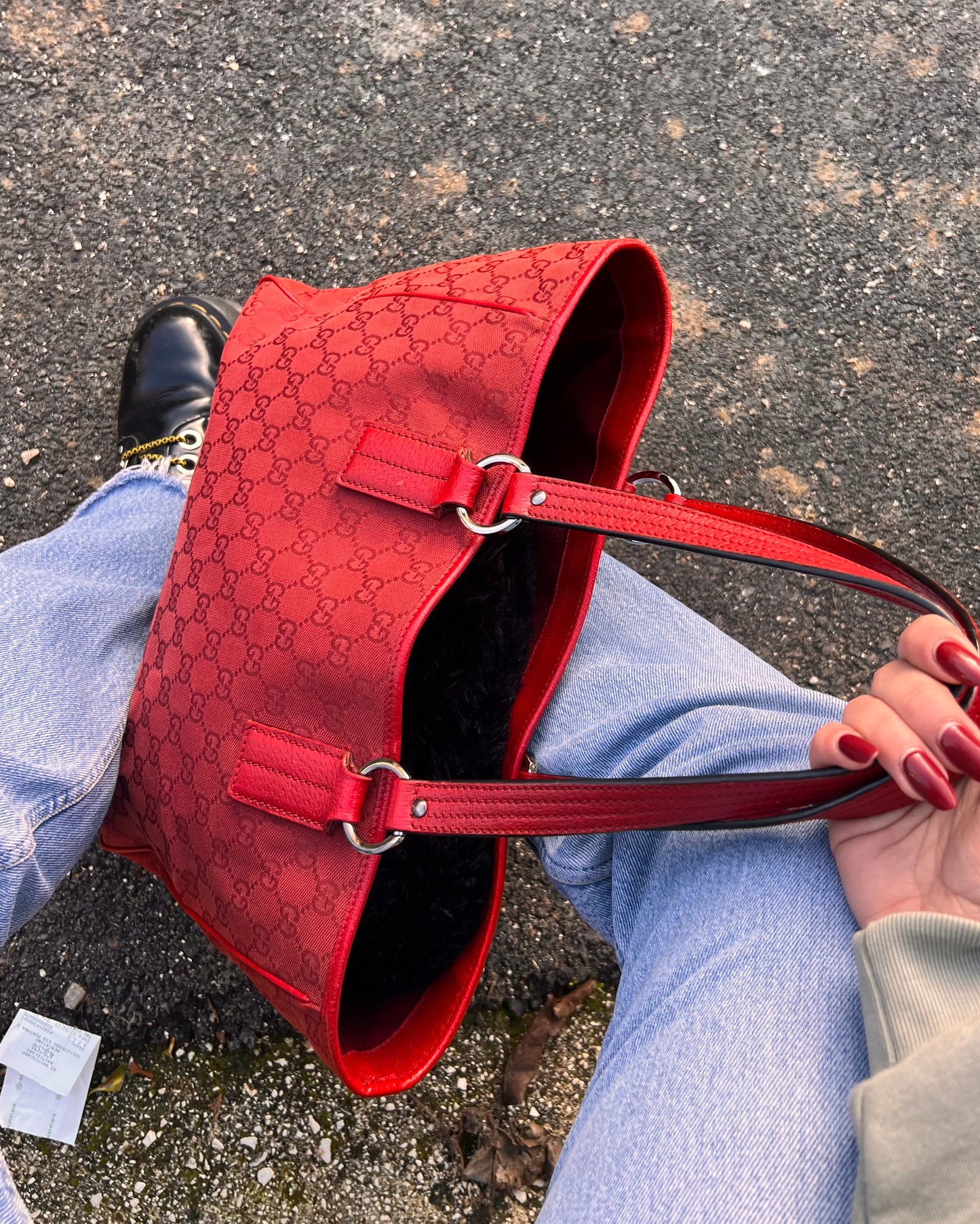 Shopper Gucci rossa