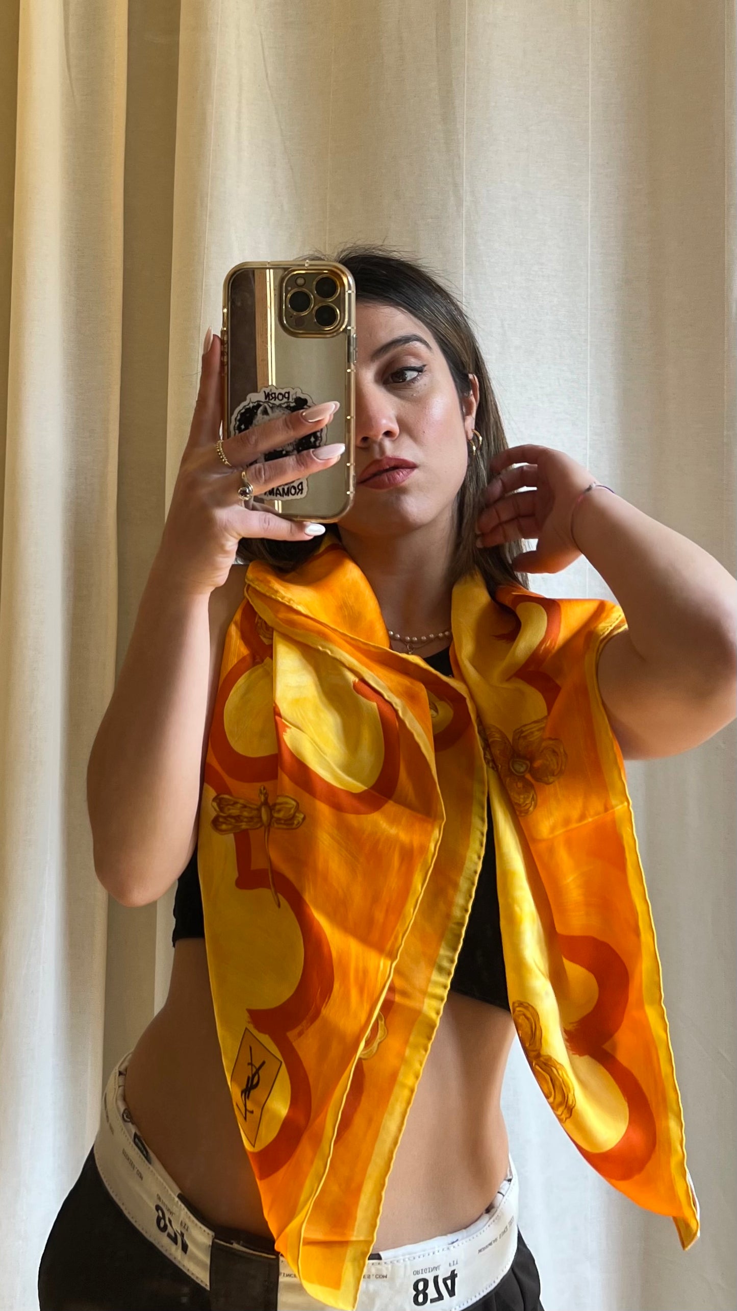Foulard Yves Saint Laurent vintage