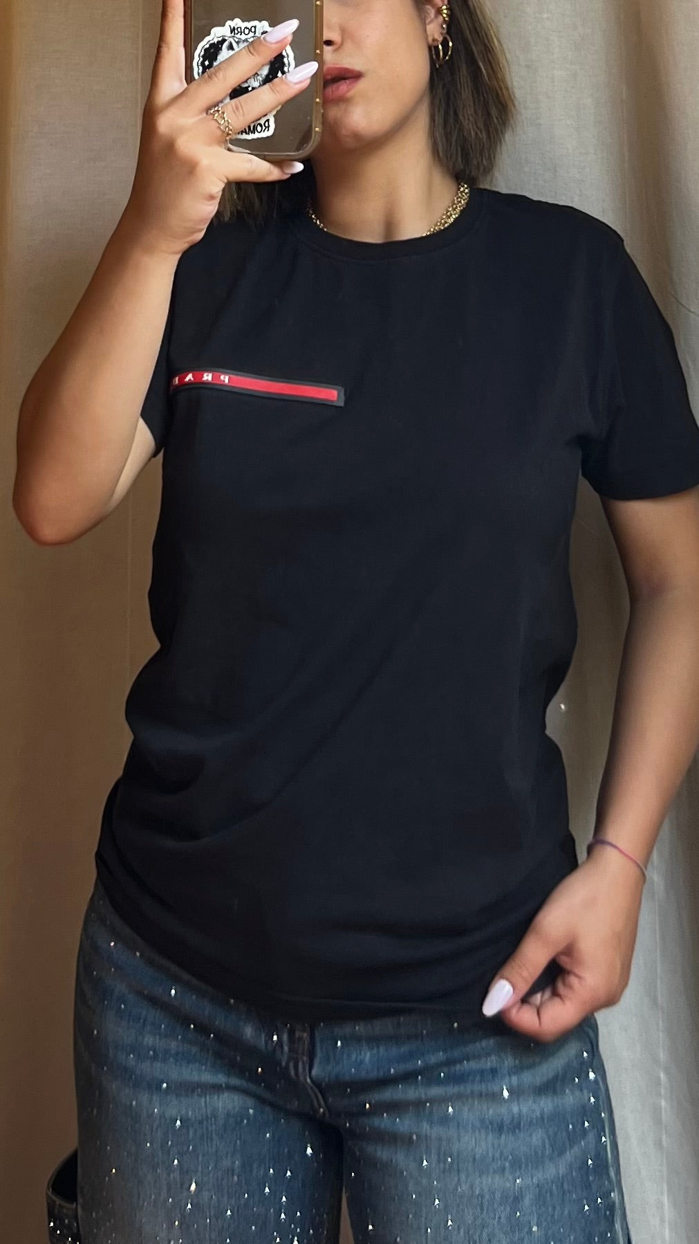 T shirt Prada linea rossa