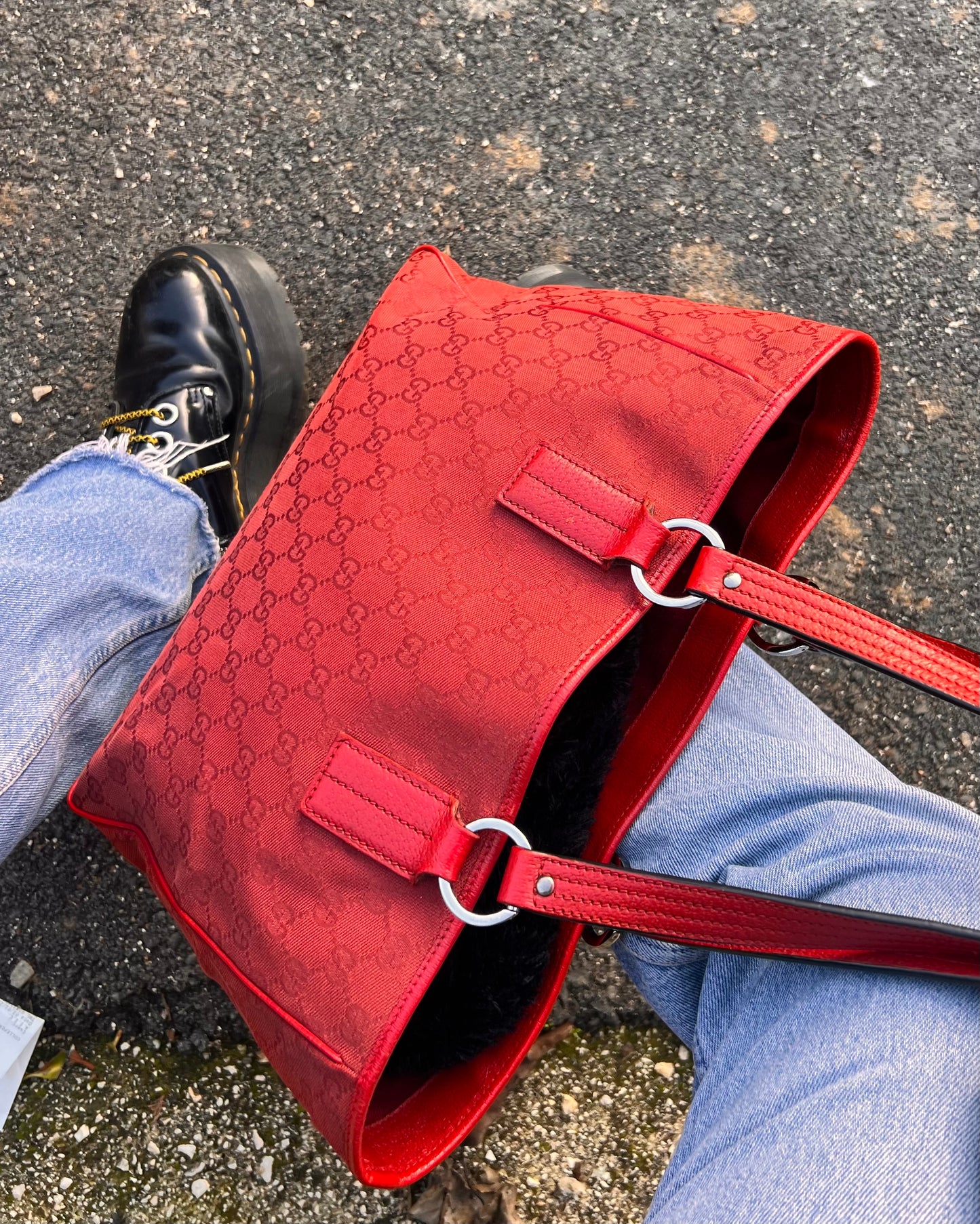 Shopper Gucci rossa