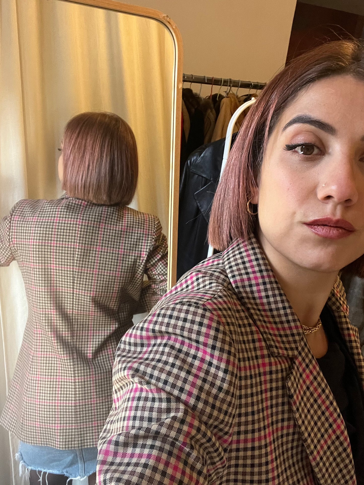 giacca tartan i blues