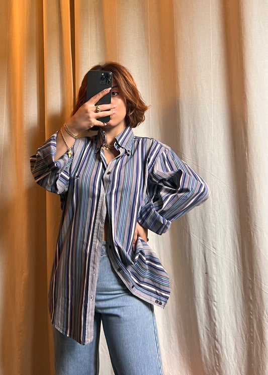 Etro Milano – Camicia a Righe Multicolor (Made in Italy)