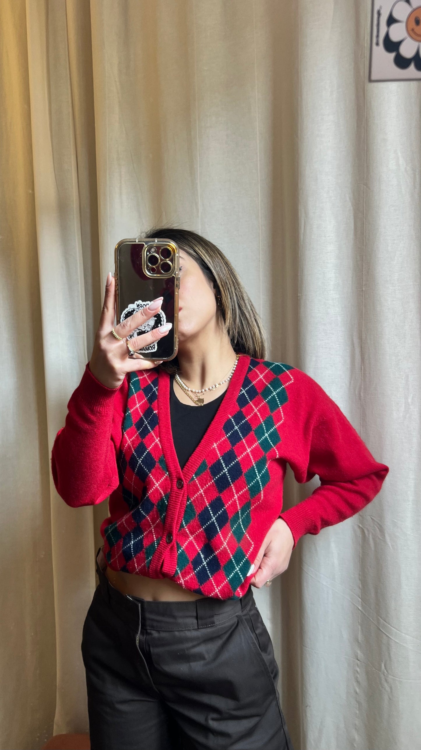 Cardigan Burberry vintage