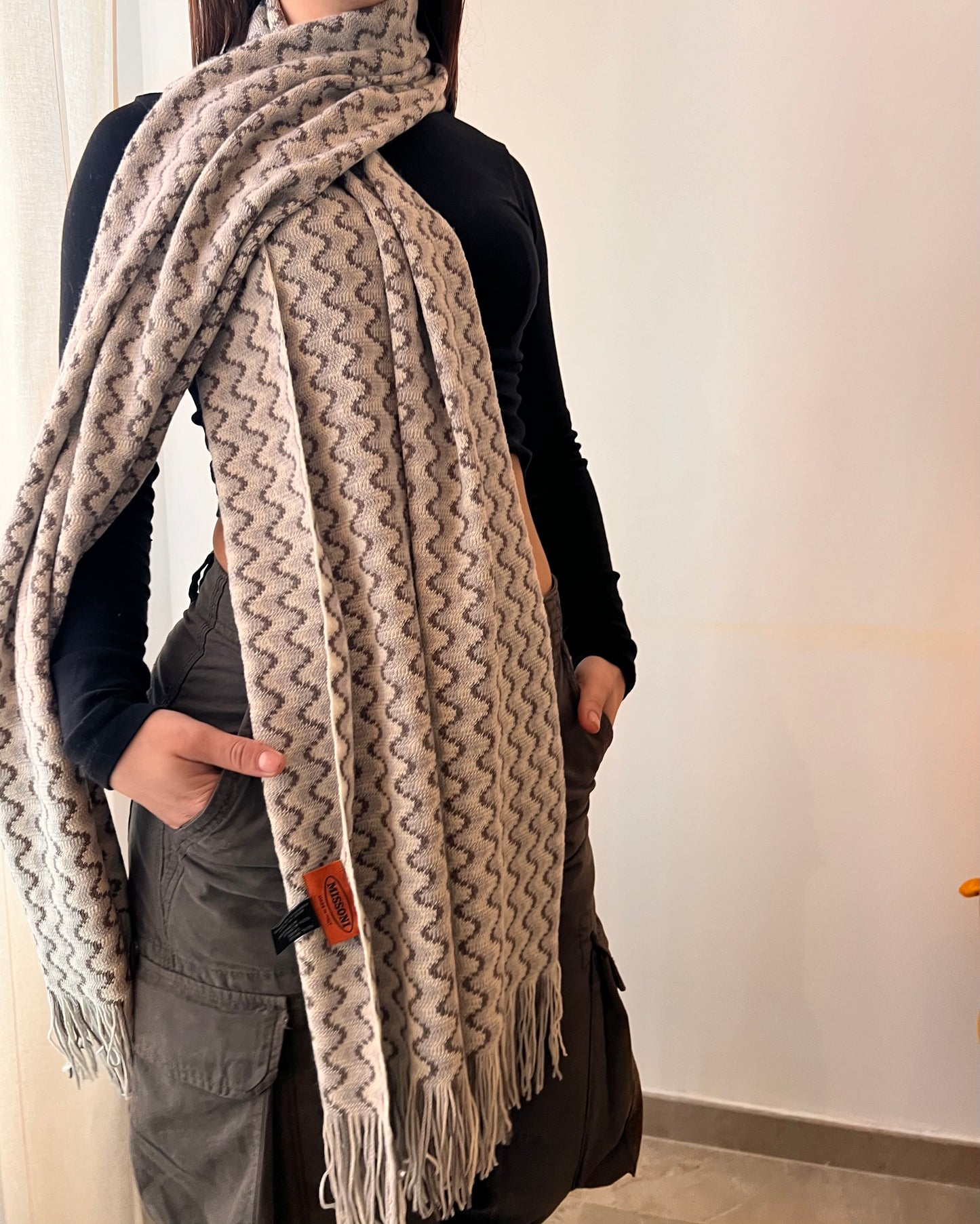 Maxi sciarpa Missoni vintage