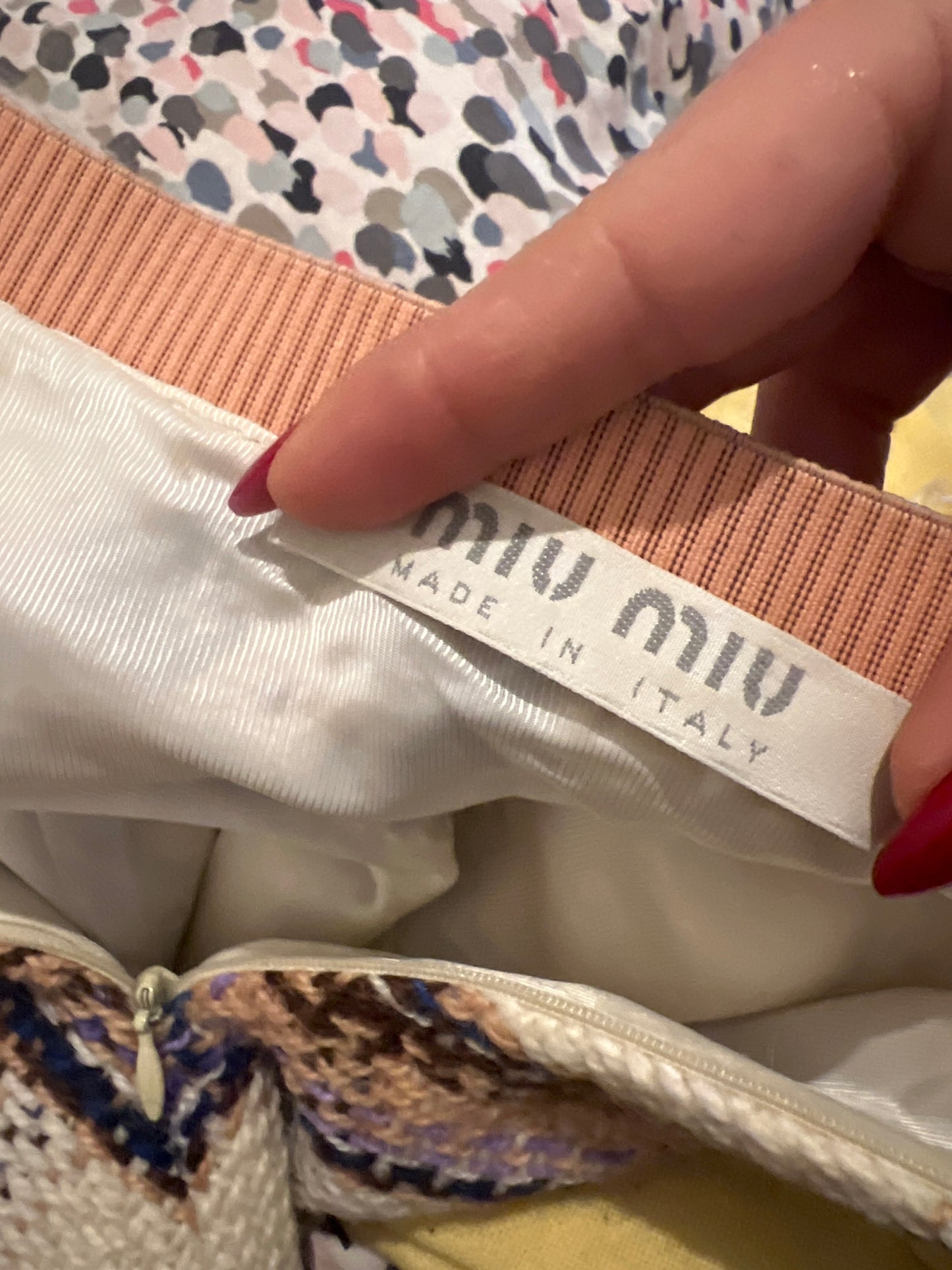 Gonna Miu Miu in lana vergine