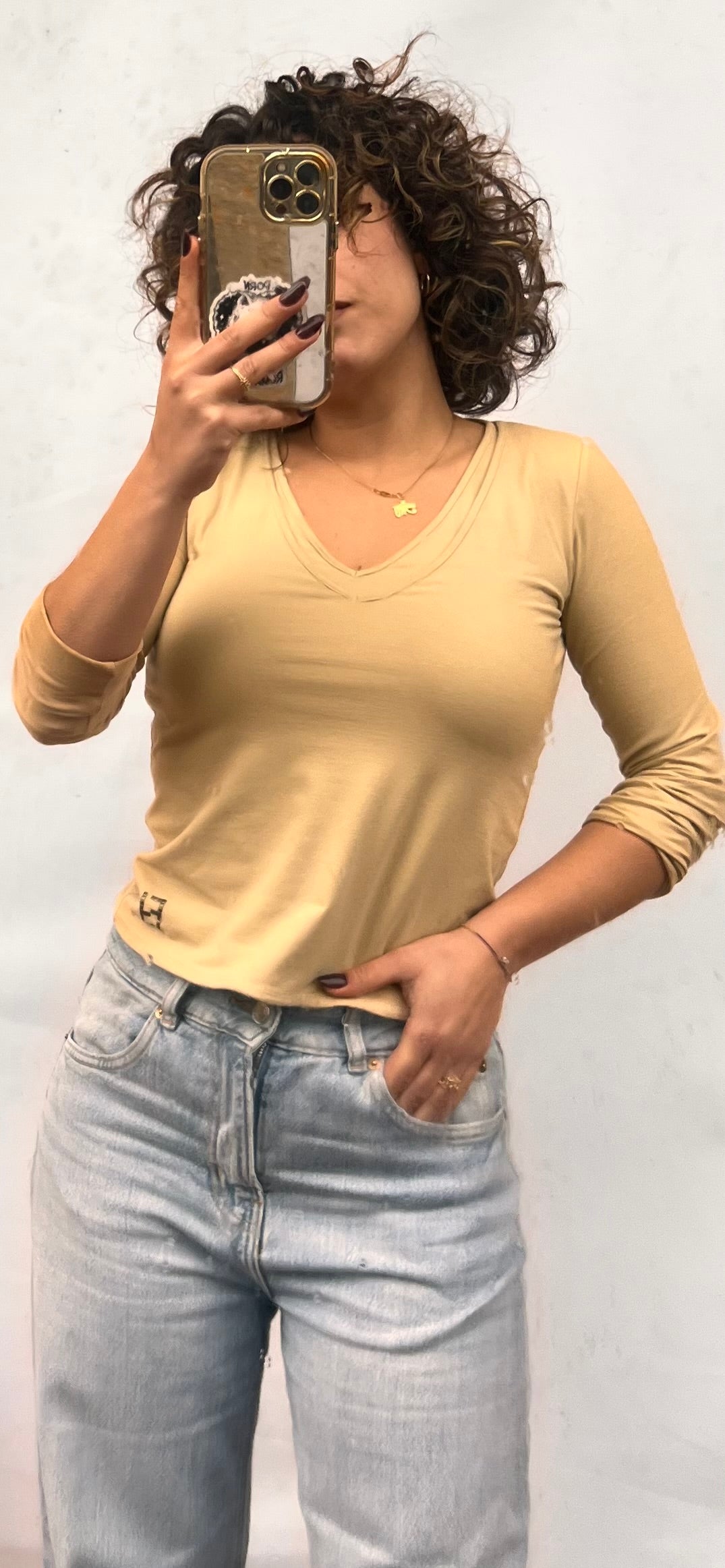 Maglia Fendi con maniche a 3/4 fendi